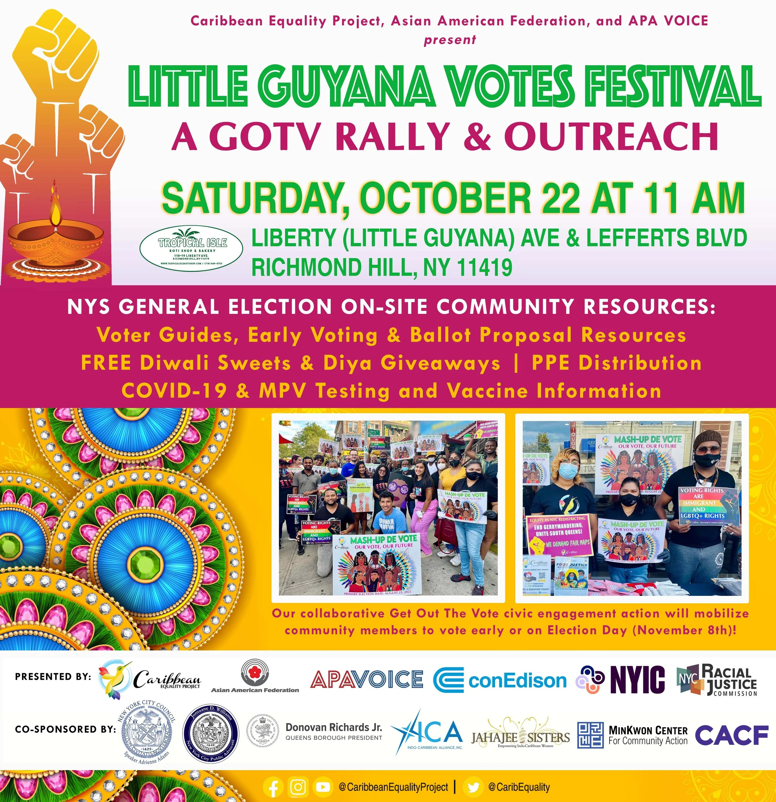 Little Guyana Votes Festival 2022 — Caribbean Equality Project