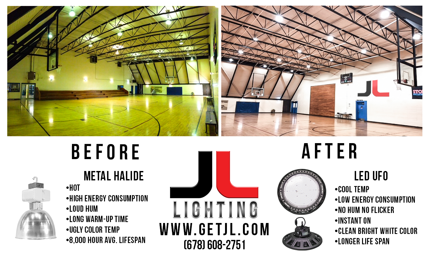 Metal Halide Replacement High Bay UFO LED Lights by JL Lighting