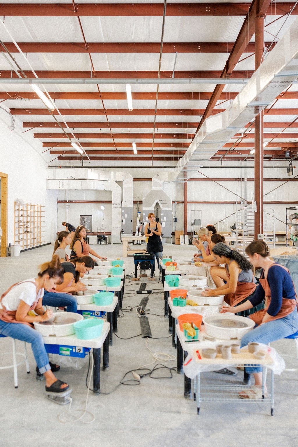 90 Min Pottery Wheel Throw Class - Creative Hands Art School