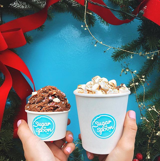 🚨 NEW FLAVOR ALERT 🚨 It&rsquo;s the sweetest time of the year, introducing our December features: Peppermint Bark dough and Nutella Hot Chocolate topped with toasted marshmallow! Tag your friend with a sweetest tooth 😋