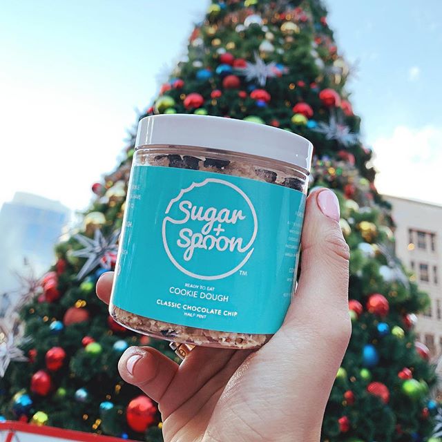 🚨THIS WEEKEND ONLY🚨Get the perfect gift this holiday season. Our half pints will be available for purchase this weekend at Westlake Center under the Christmas tree AND for delivery on Grubhub. Stock up on dough before the New Year 🍪 Happy Holidays