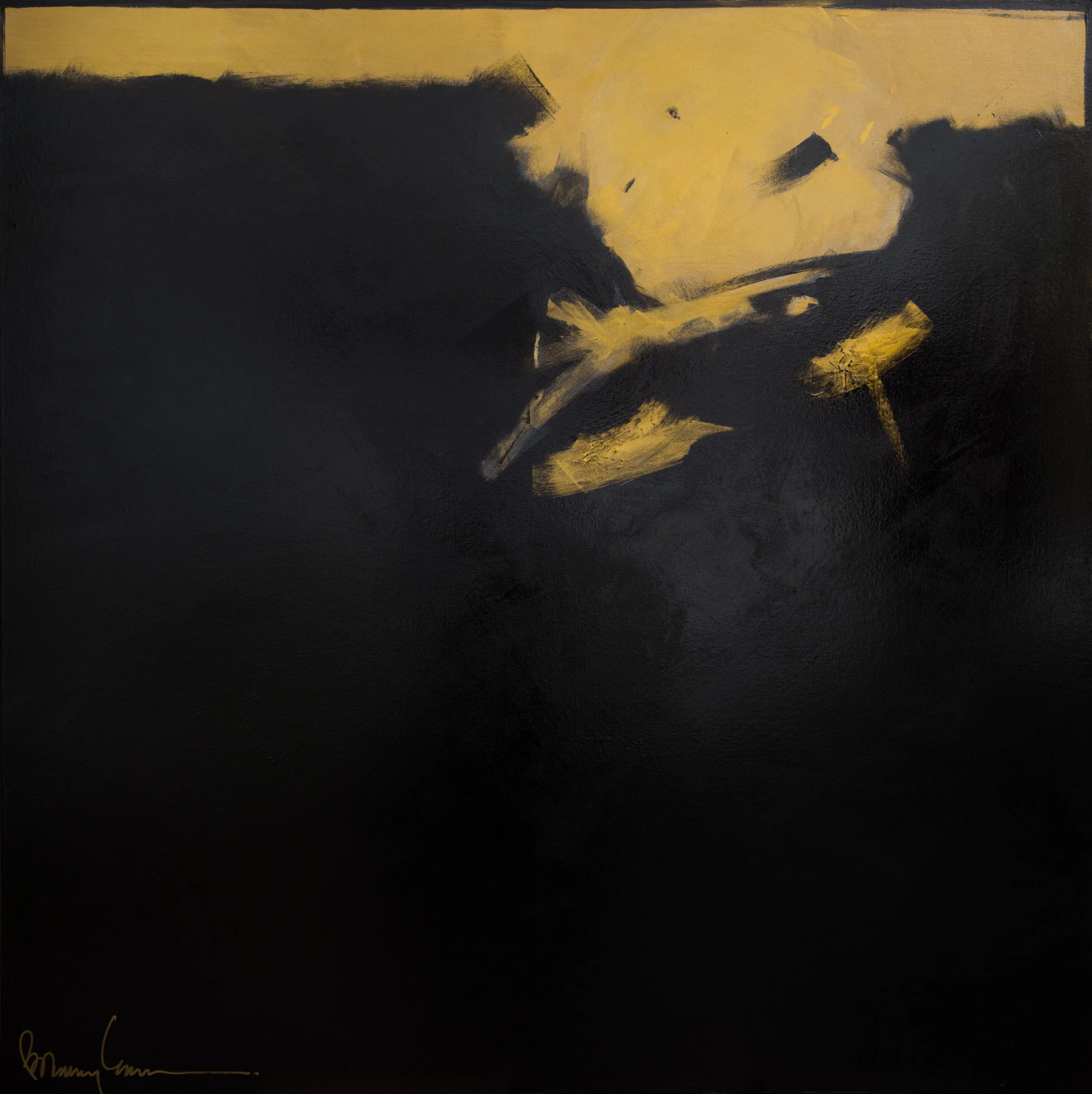 Wolf In The Moon, Acrylic on Canvas, 60x60
