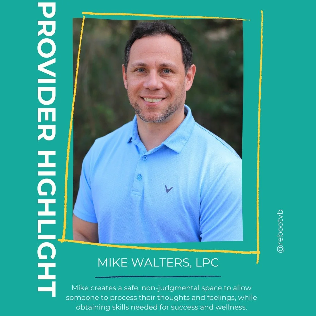 Mike is one of our LPC's - he has been working in outpatient settings since 2013.🎉

⏩Mike's clinical focus is primarily the use of Dialectical Behavioral Therapy (DBT), an evidence-based practice that incorporates skills into therapy to help patient