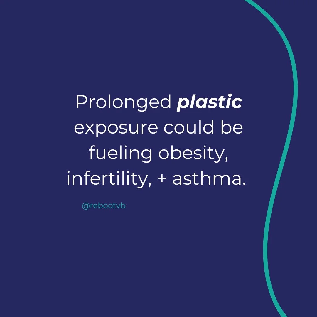 Prolonged plastic exposure could be fueling obesity, infertility, + asthma...😮

⏩Experts from NYU Langone Health published a review of hundreds of studies completed on the topic concluded that childhood exposure to chemicals used to make plastic hou