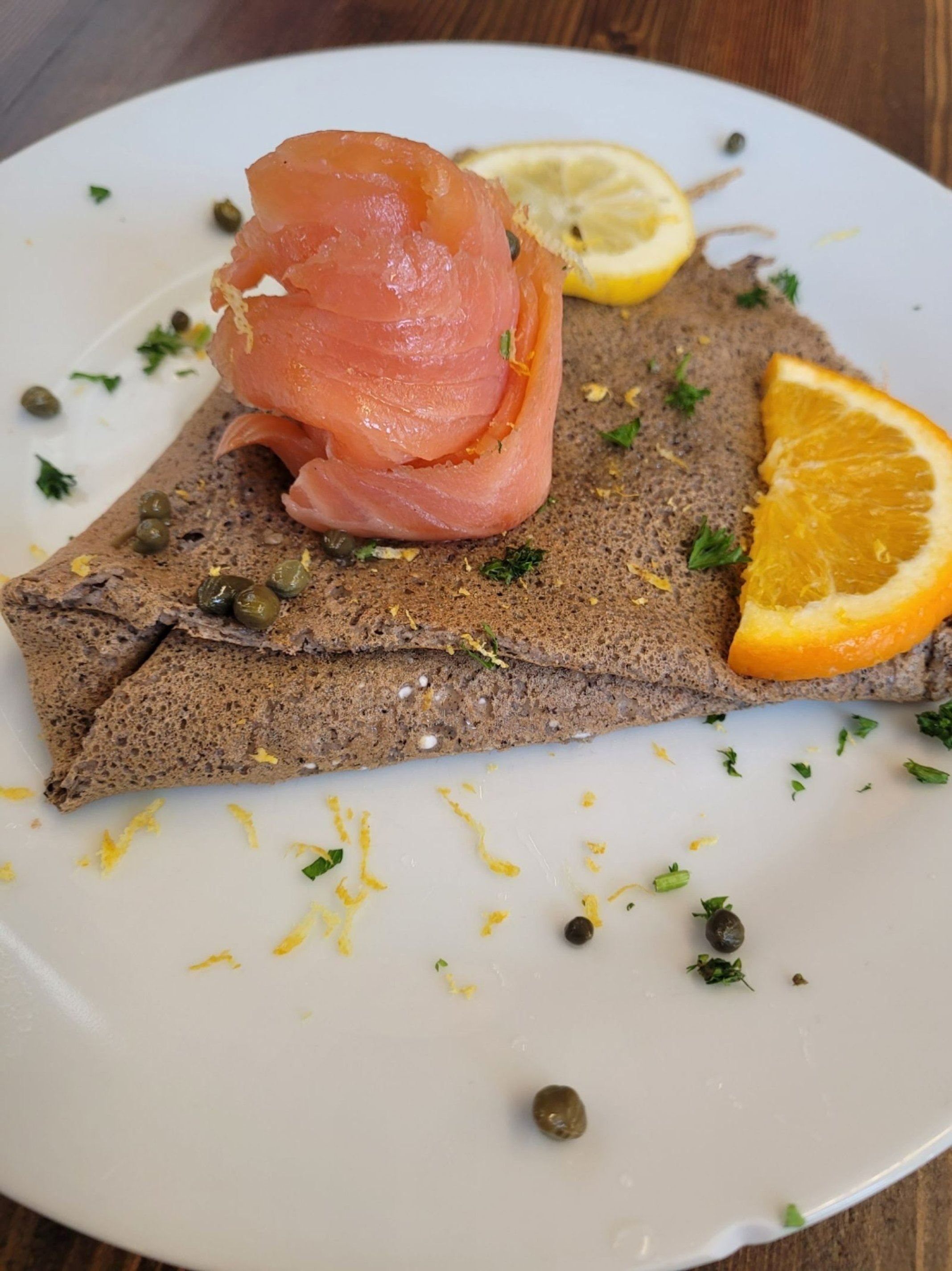 Salmon Crepe 