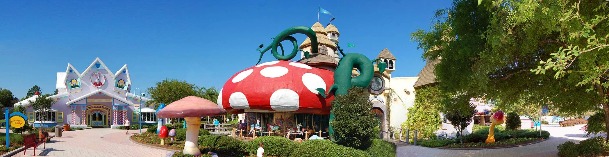 Pictured: The incredible village at Give Kids The World (image via www.gktw.org)