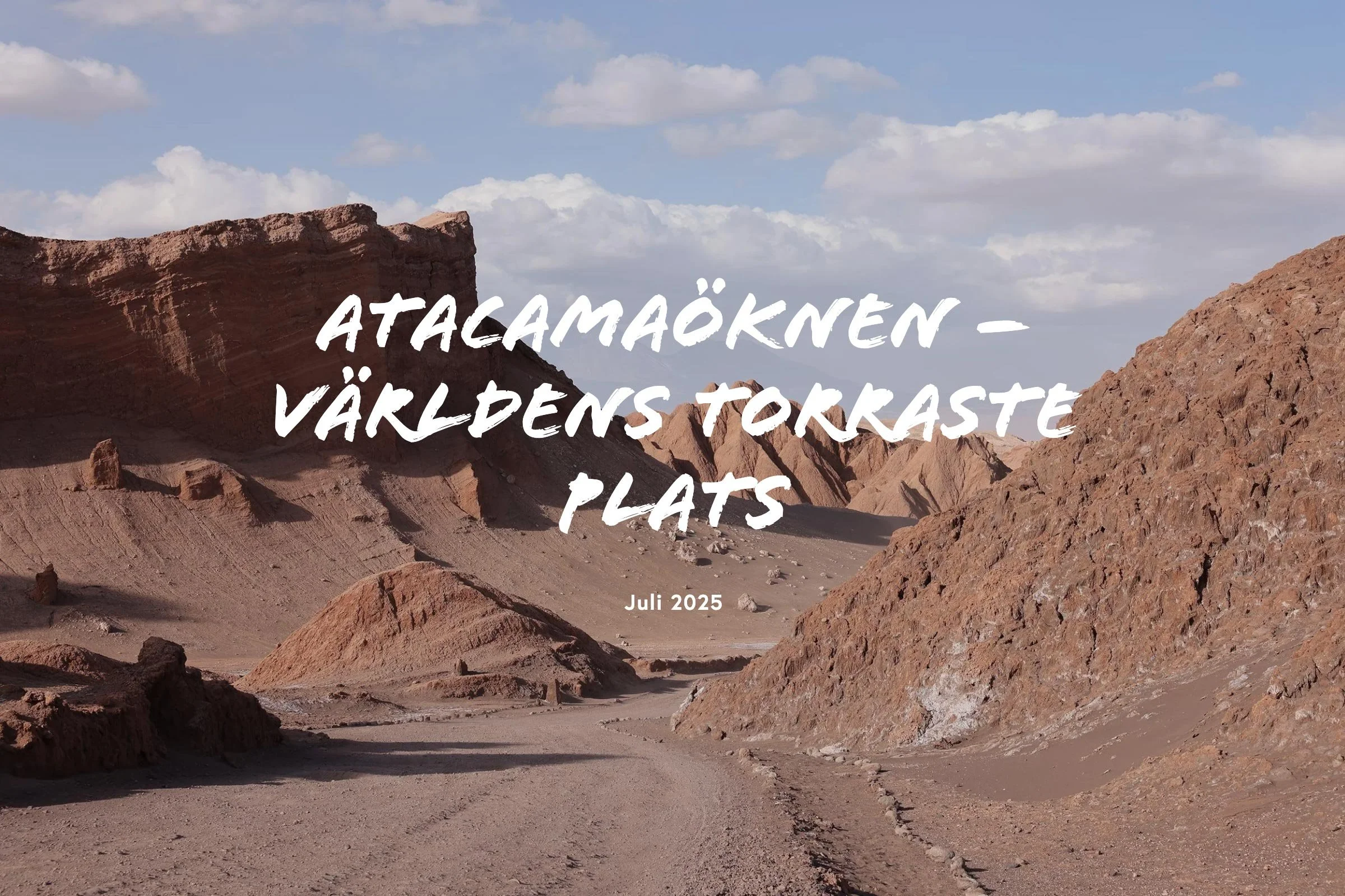 Atacamaöknen – världens torraste plats