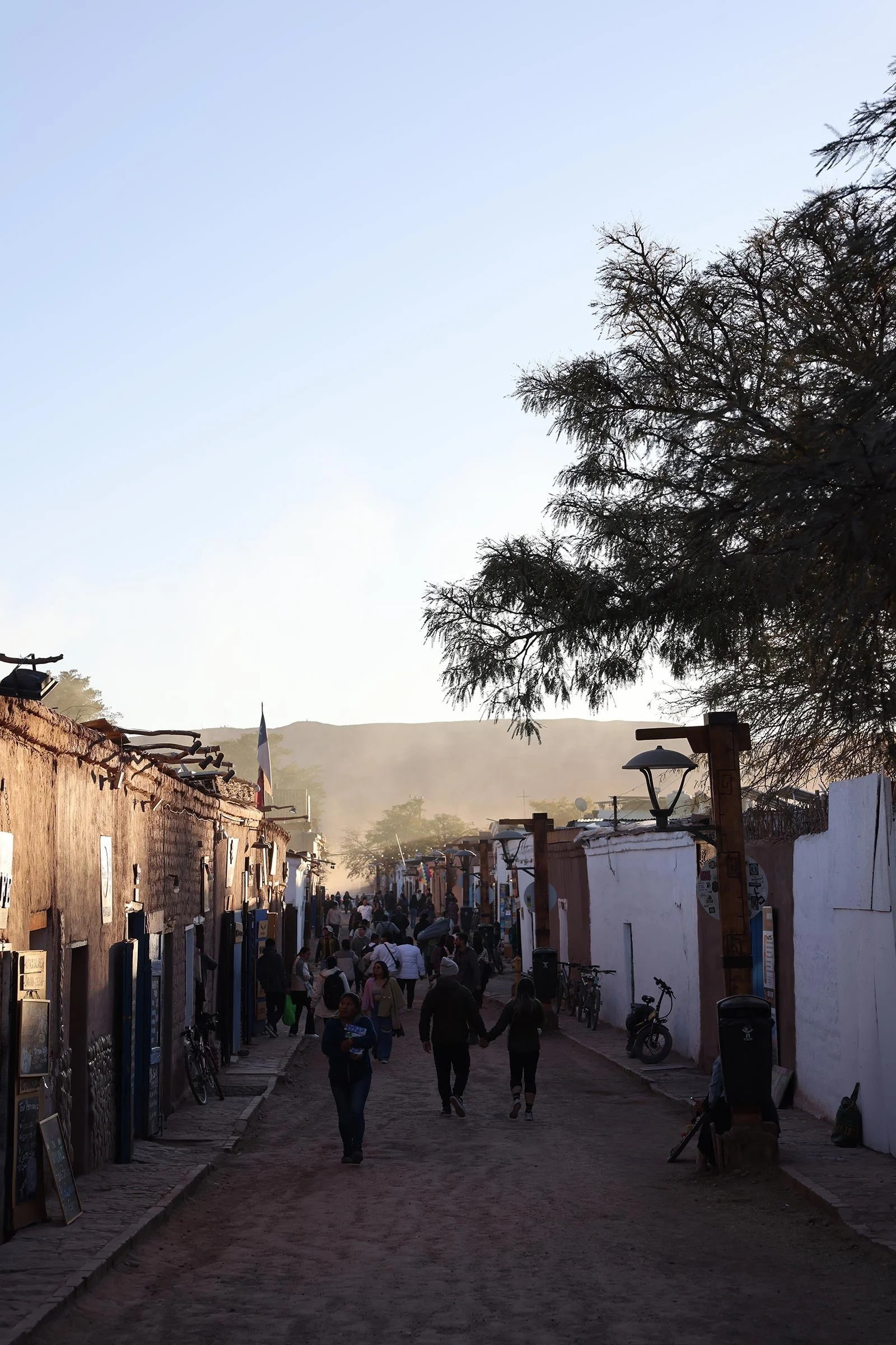  Huvudgatan i San Pedro de Atacama, Chile 