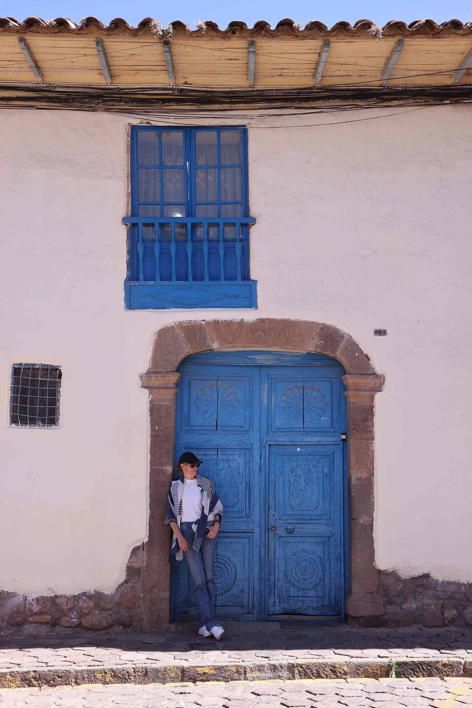 Jag vid torget Plazoleta de Nazarenas