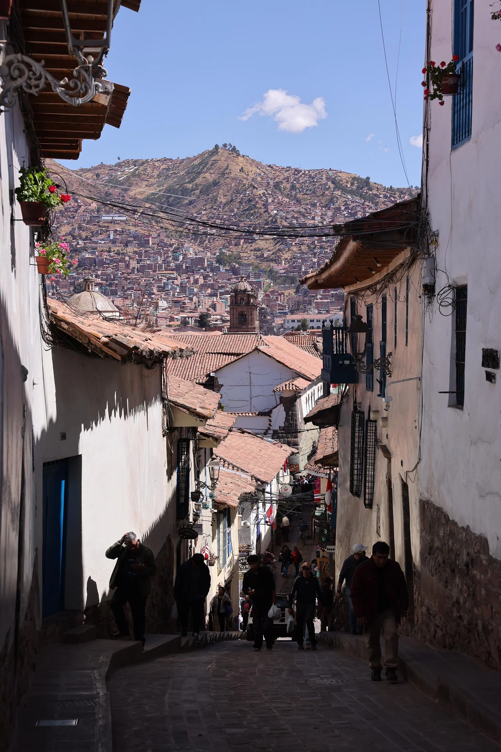 Charmiga gränder och branta backar