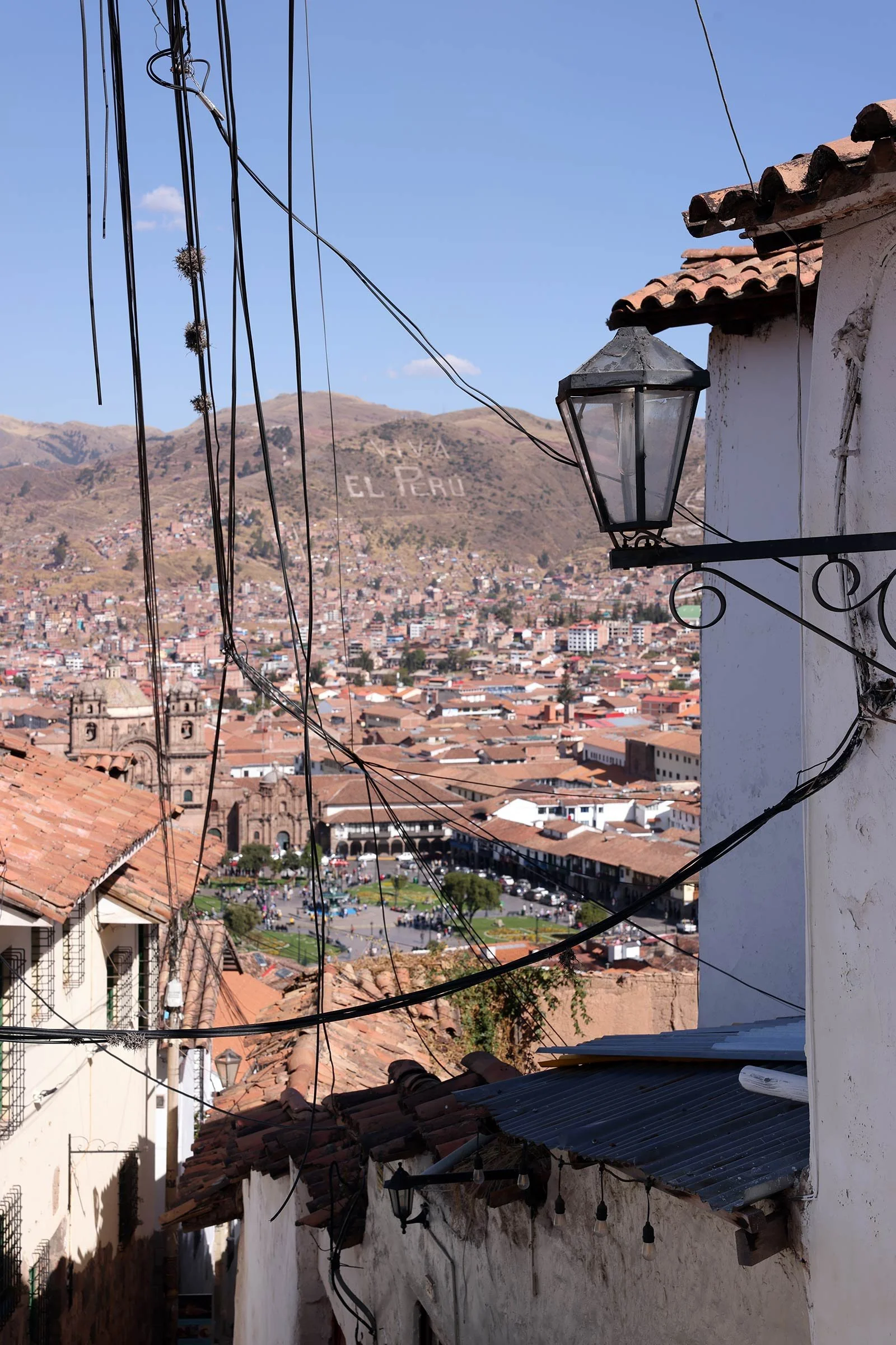 Utsikt över Plaza de Armas