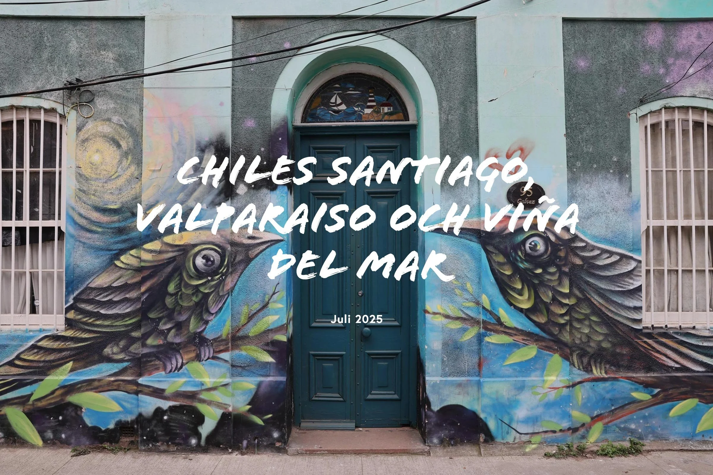 Chiles Santiago, Valparaiso och Viña del Mar