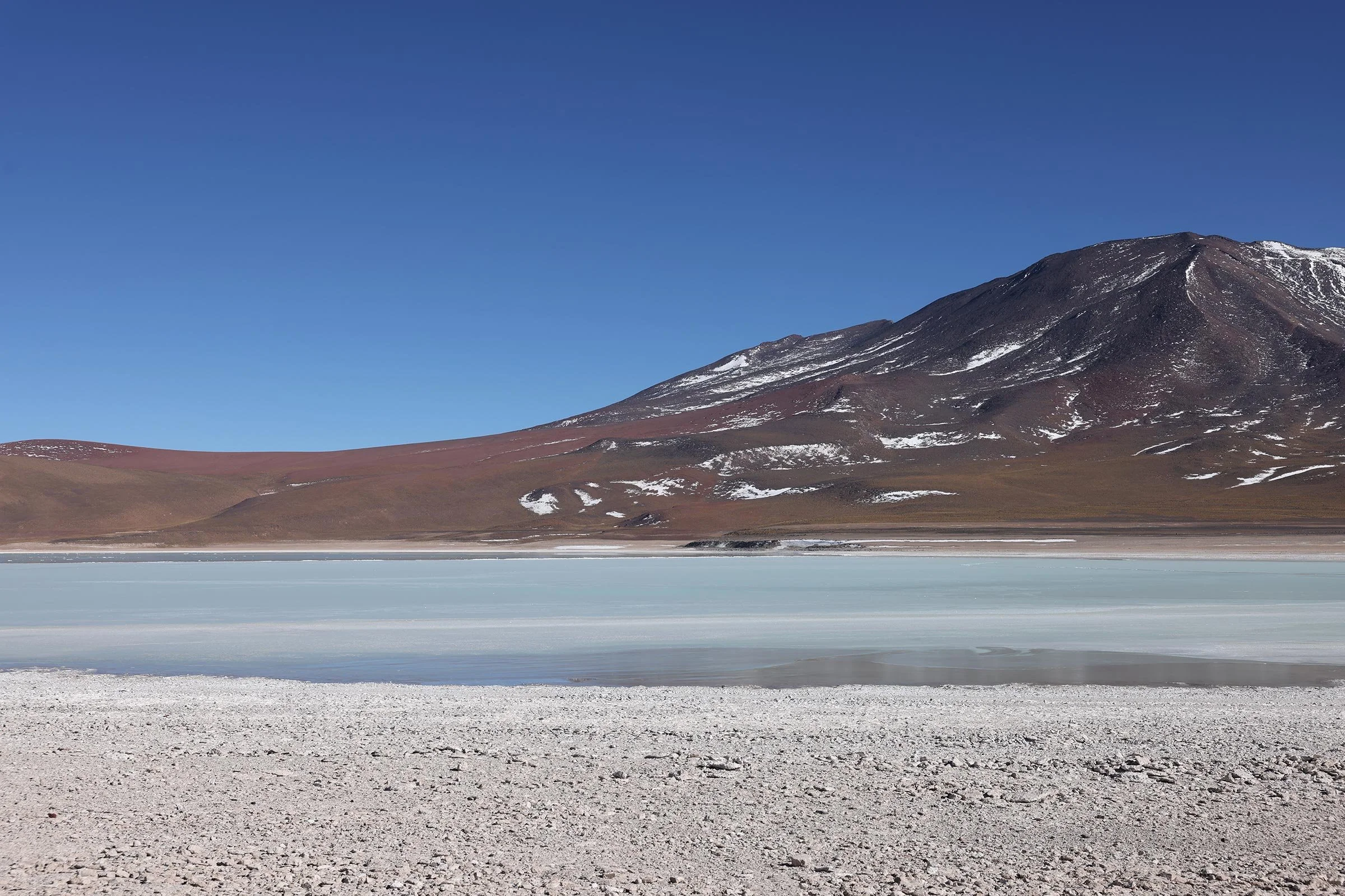 Laguna Blanca, Reserva Nacional de Fauna Andina Eduardo Avaroa, Bolivia