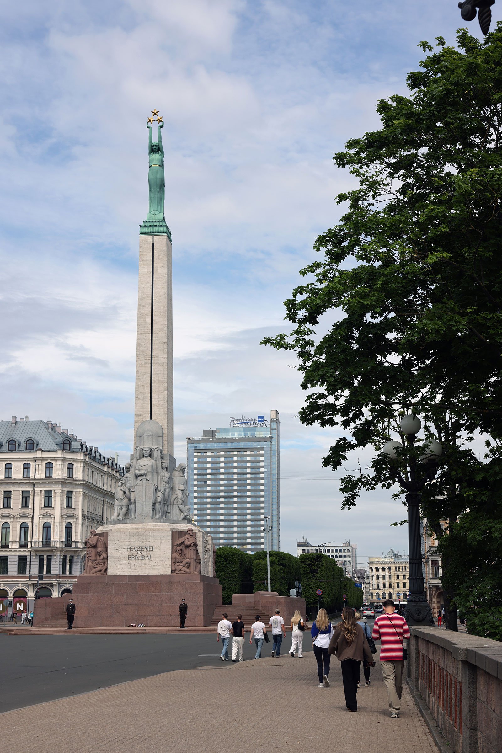 Frihetsmonumentet i Riga, Lettland
