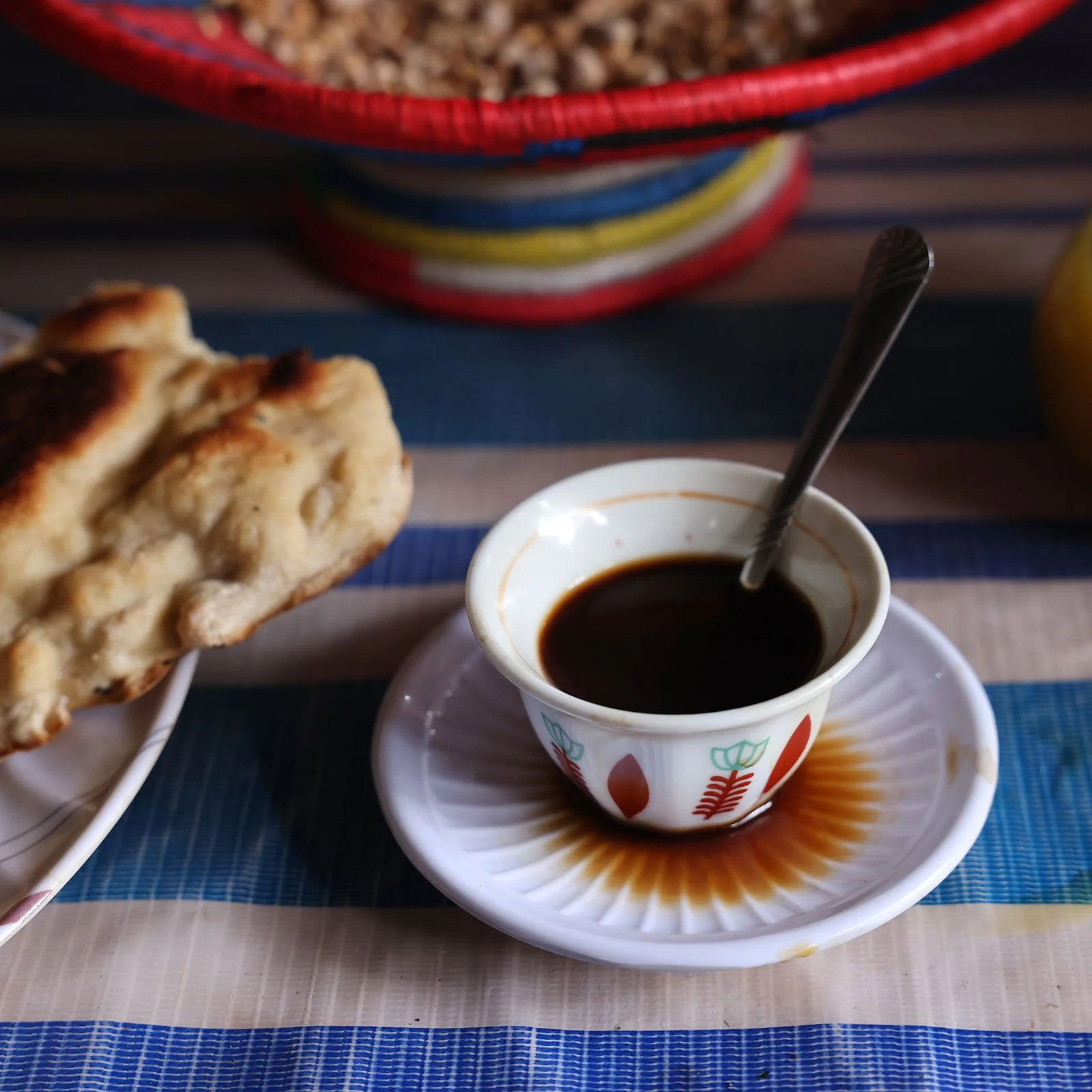 Etiopiskt kaffe i kopp