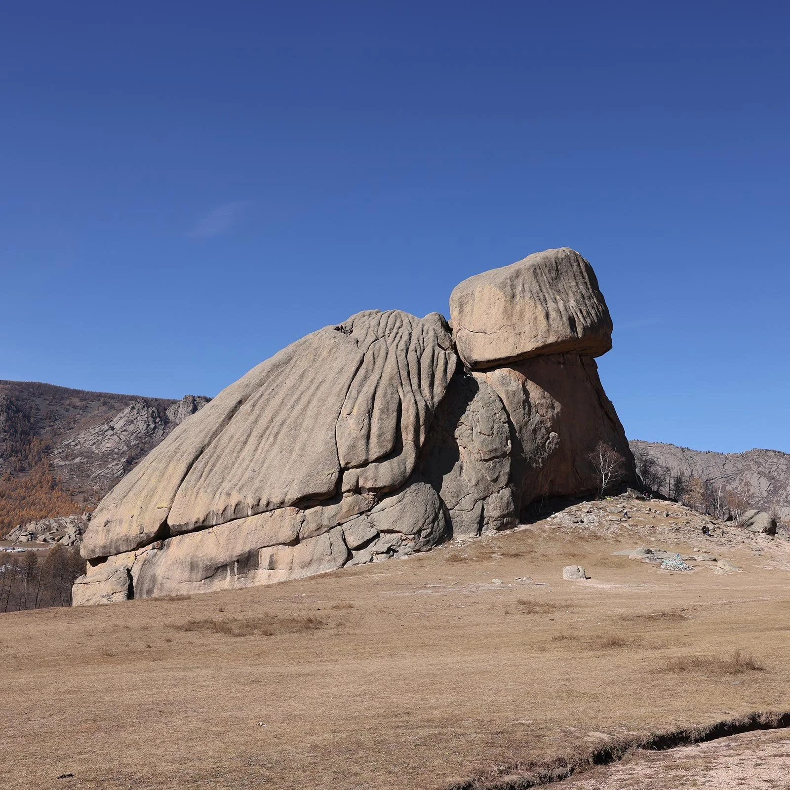 Turtle Rock i nationalparken Gorkhi-Terelj, Mongoliet