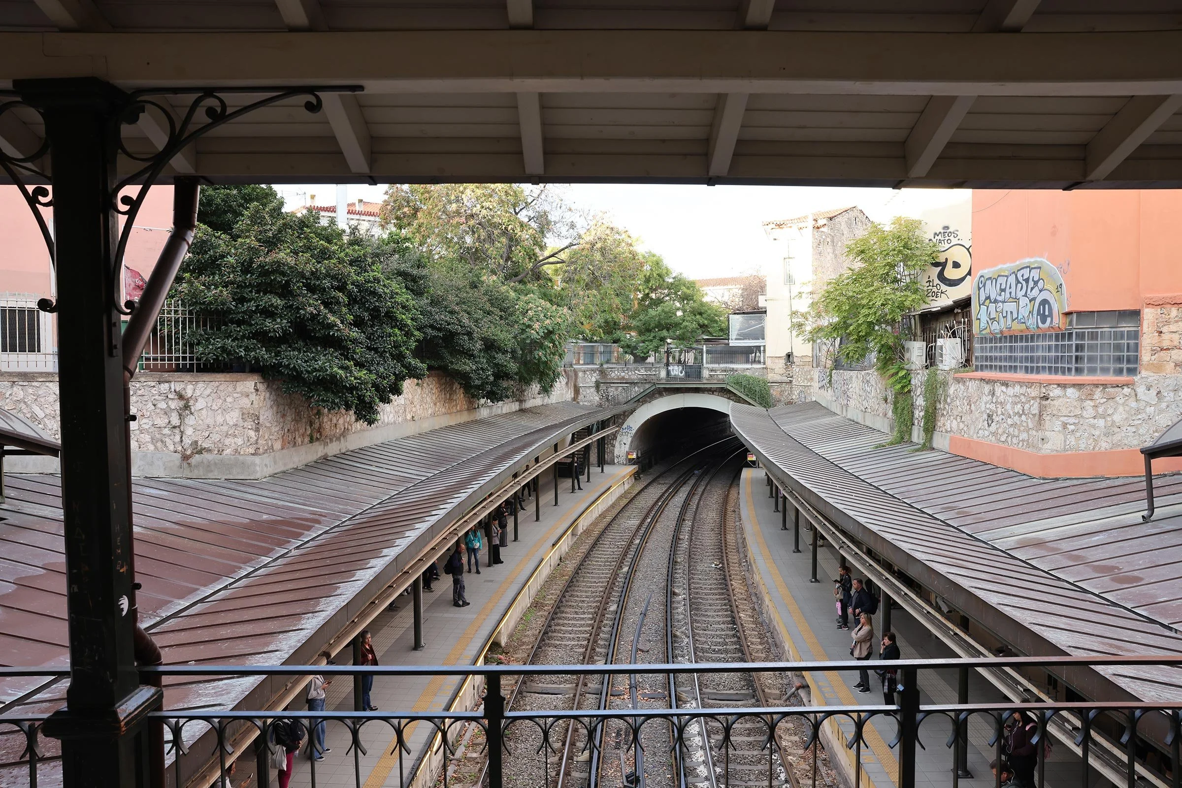 Monastiraki metrostation i Aten, Grekland