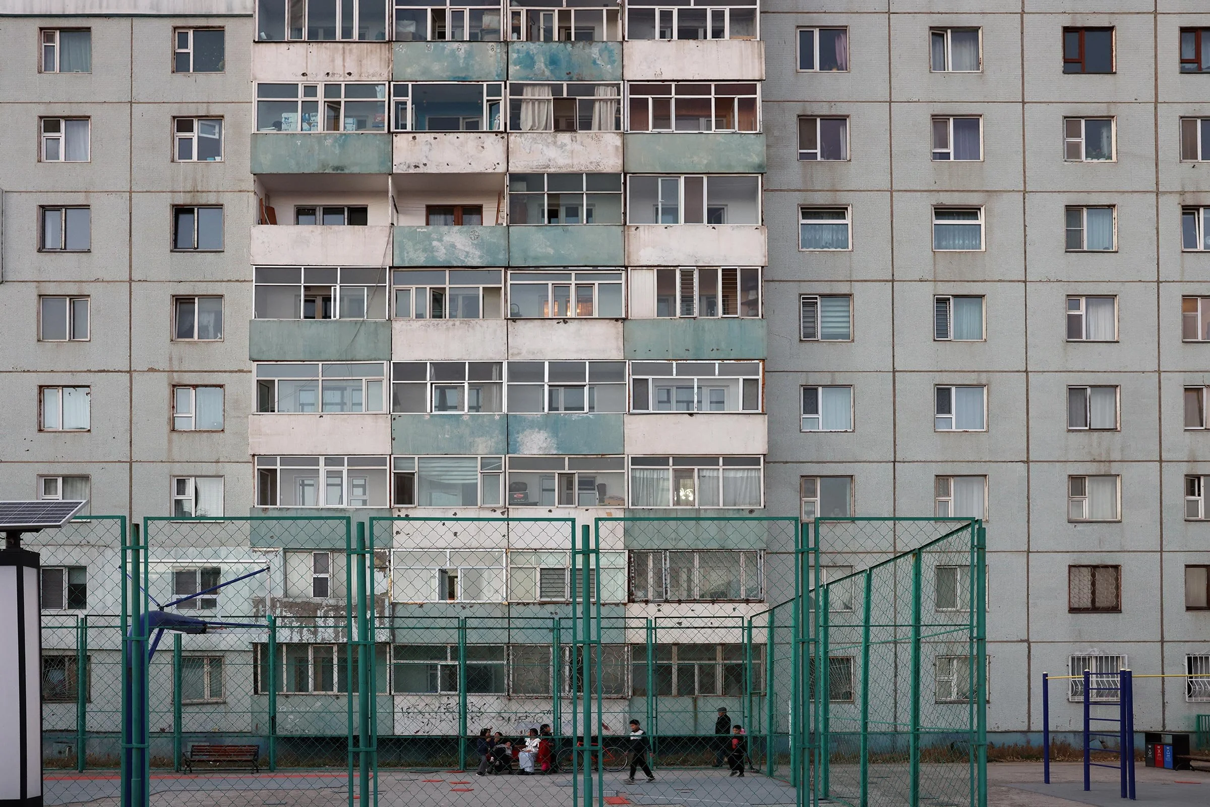 Lägenhetskomplex i Ulaanbaatar, Mongoliet