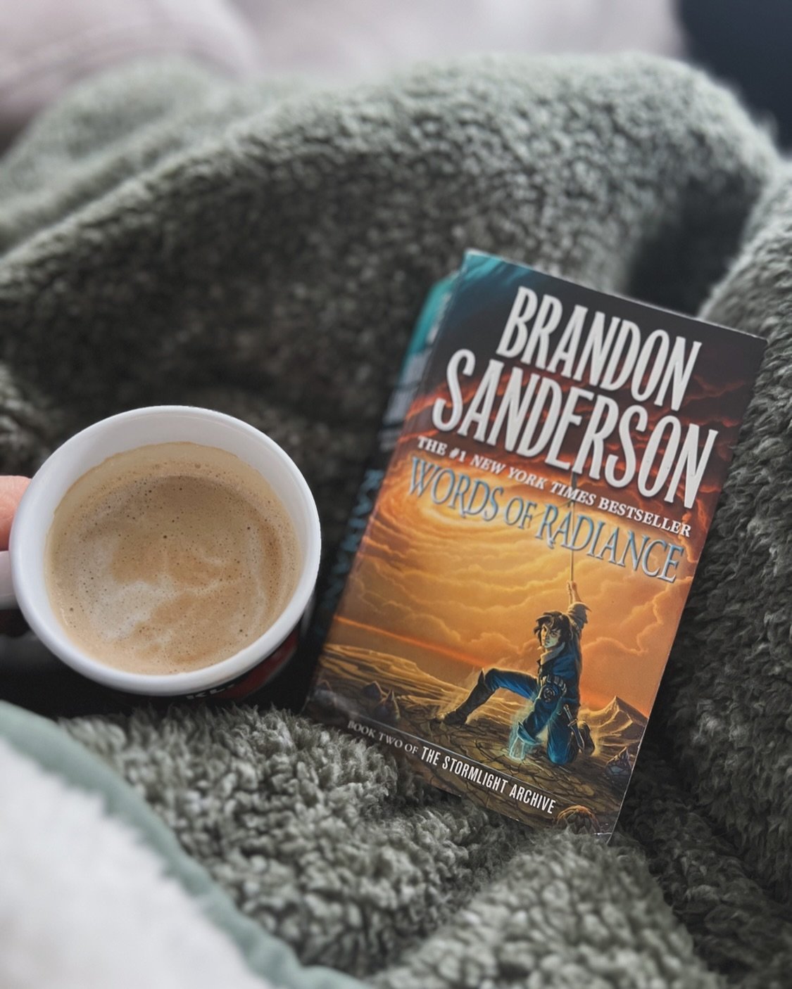 I&rsquo;m back from my 11 day trip to Alberta, enjoying a quiet morning with a book (I&rsquo;m really loving the Cosmere books so far), coffee, and my cats 📚☕️🐈&zwj;⬛

While on my trip, I finished the audiobook for Iron Flame by Rebecca Yarros. Nex