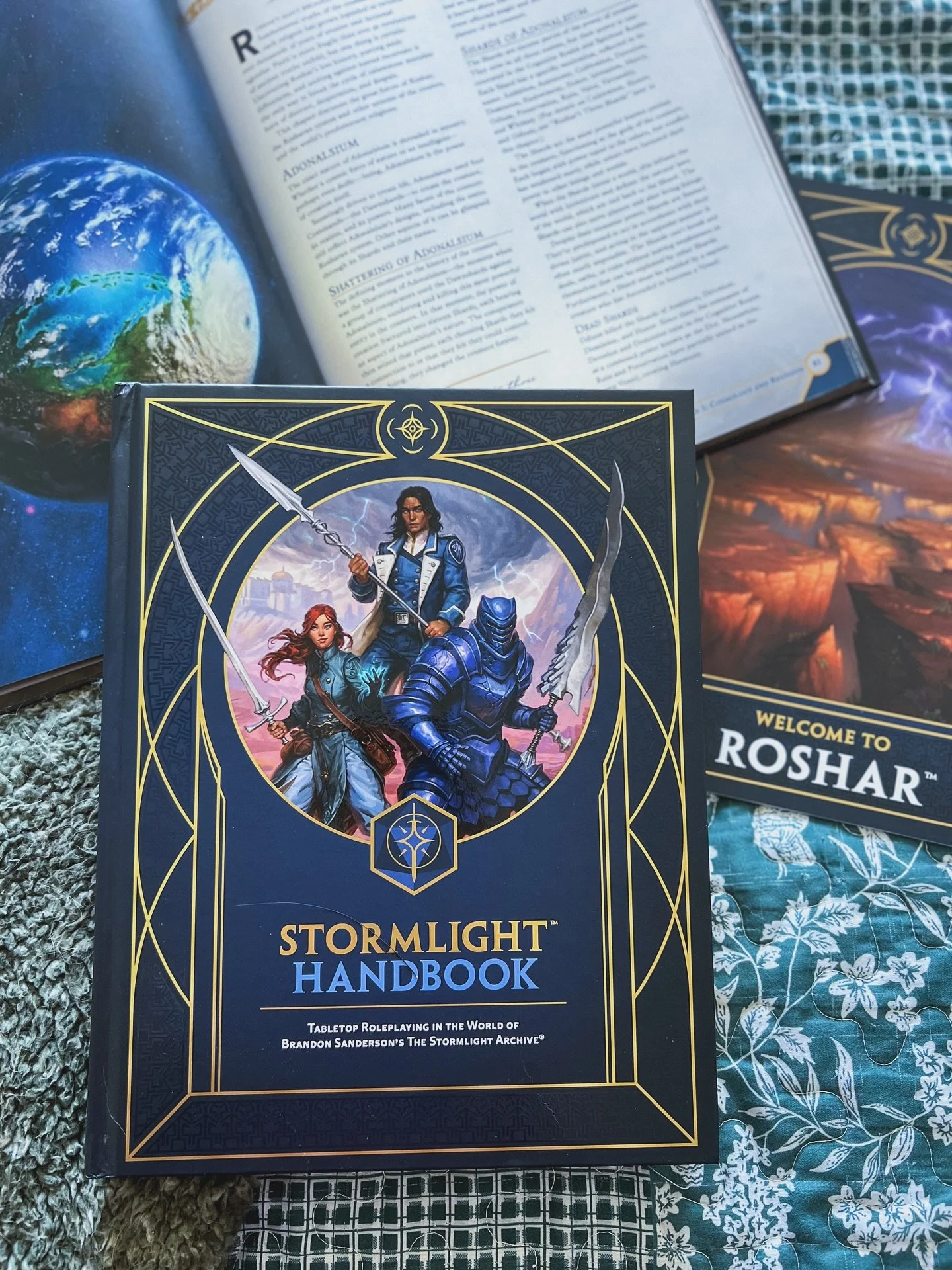 We&rsquo;re six sessions into the Cosmere RPG &mdash; currently working our way through chapter 3 where we&rsquo;re about to get a bunch of new canon lore drops!

It&rsquo;s been so much fun showing my roleplaying group one of my favourite fantasy se