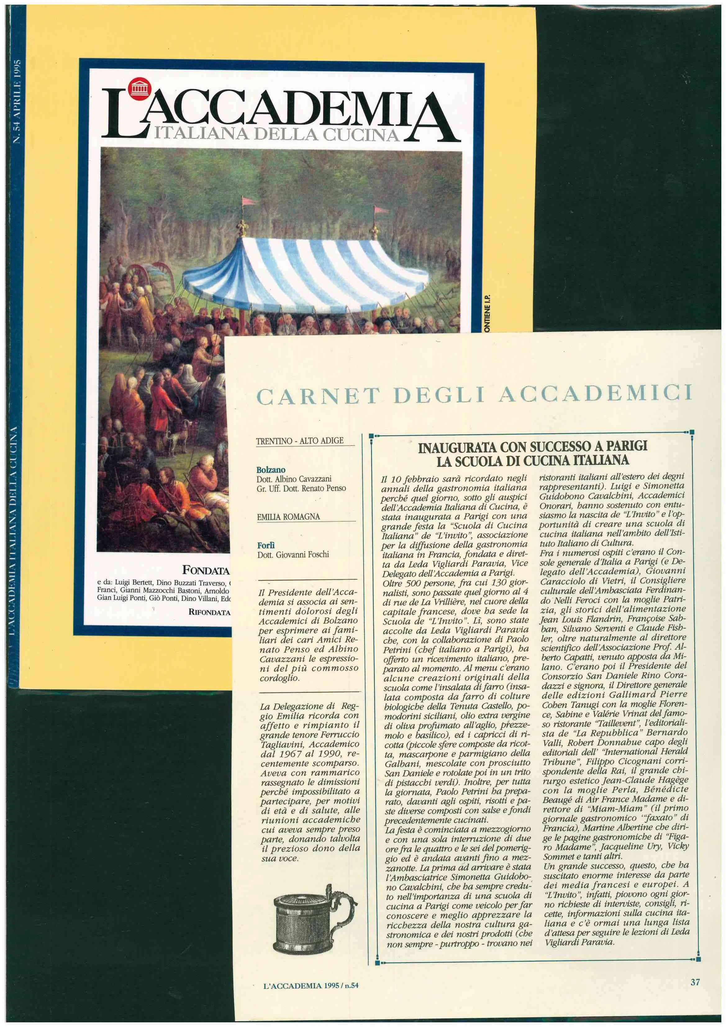 L'Accademia Italiana di Cucina