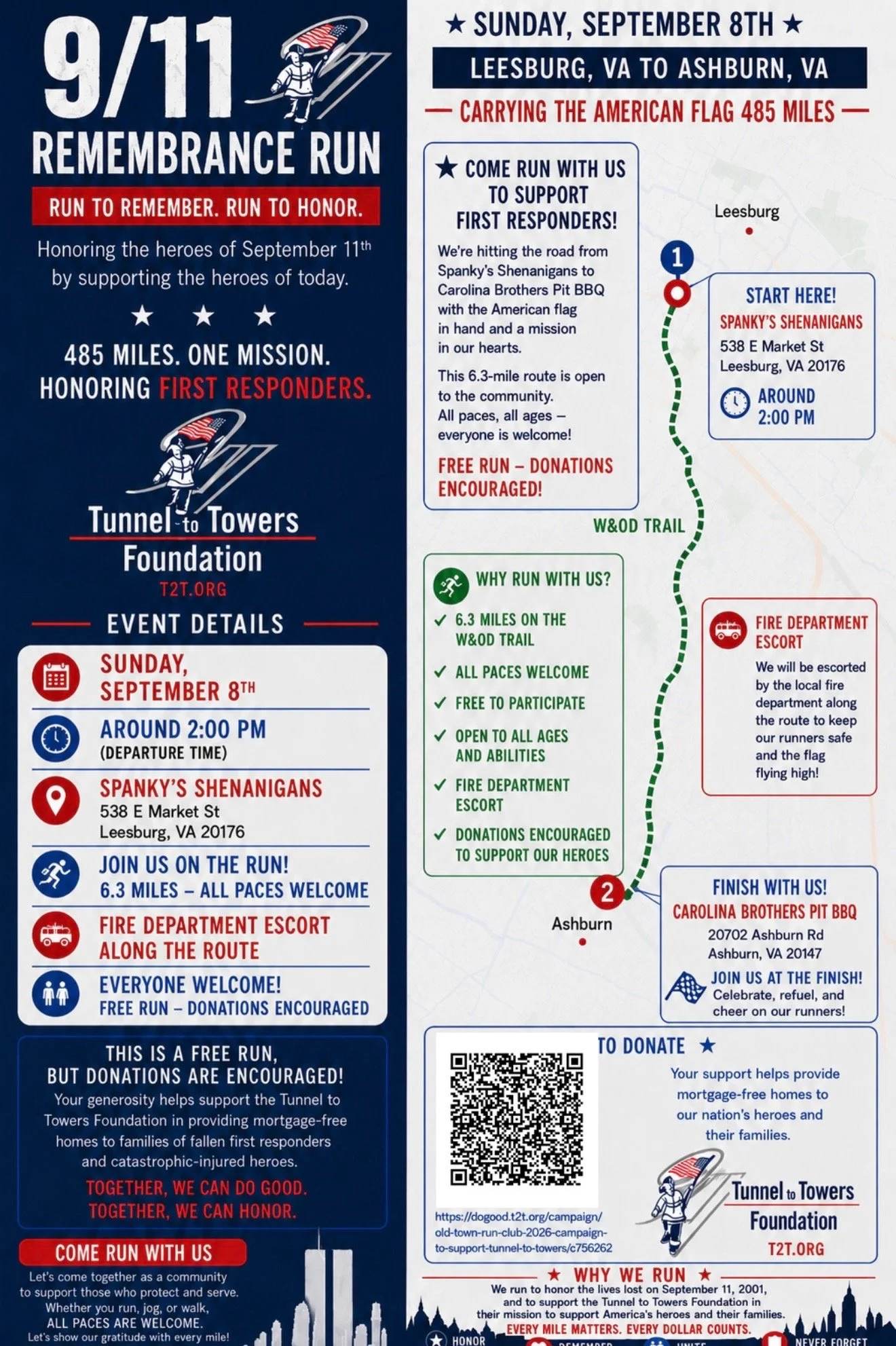 9/11 Remembrance Run Stop
