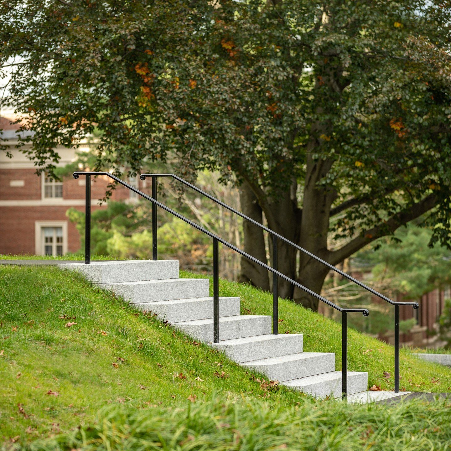 The clean lines of these solid #granite steps showcase the elegance of simple #designdetails.

@crucinski_ @candharchitects @scapesbuilders 

#wolalandarch #landscapedesign #landscapearchitecture #landscape #thisislandscapearchitecture #newengland #w