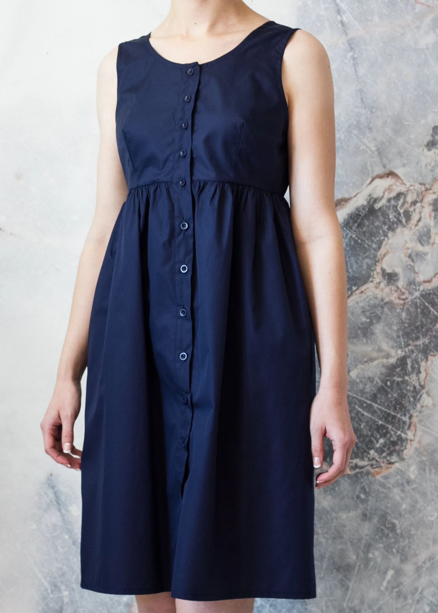 button front nightdress
