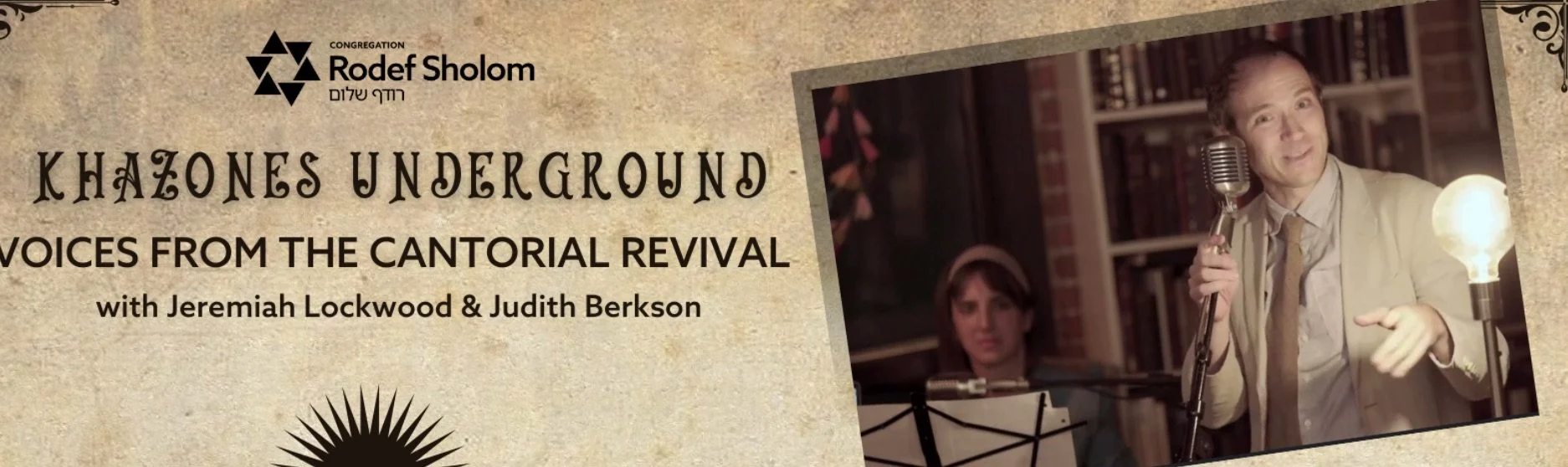 "Voices from the Cantorial Revival"