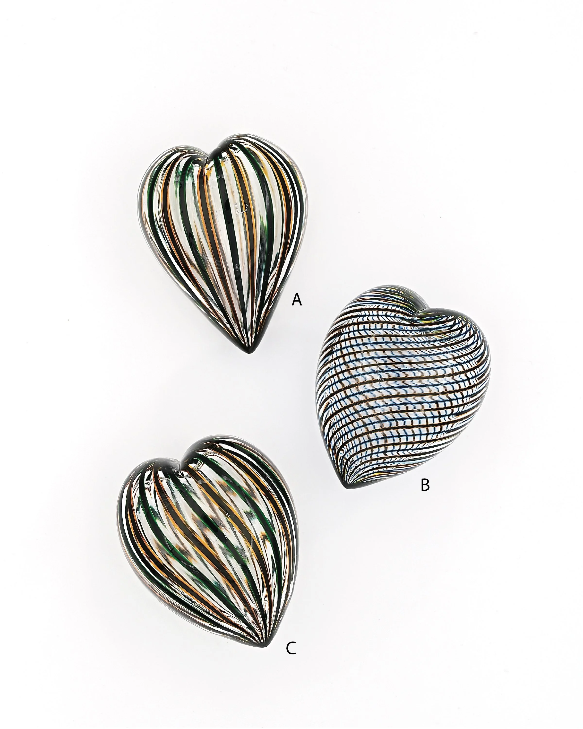 Amber Striped Heart(s)