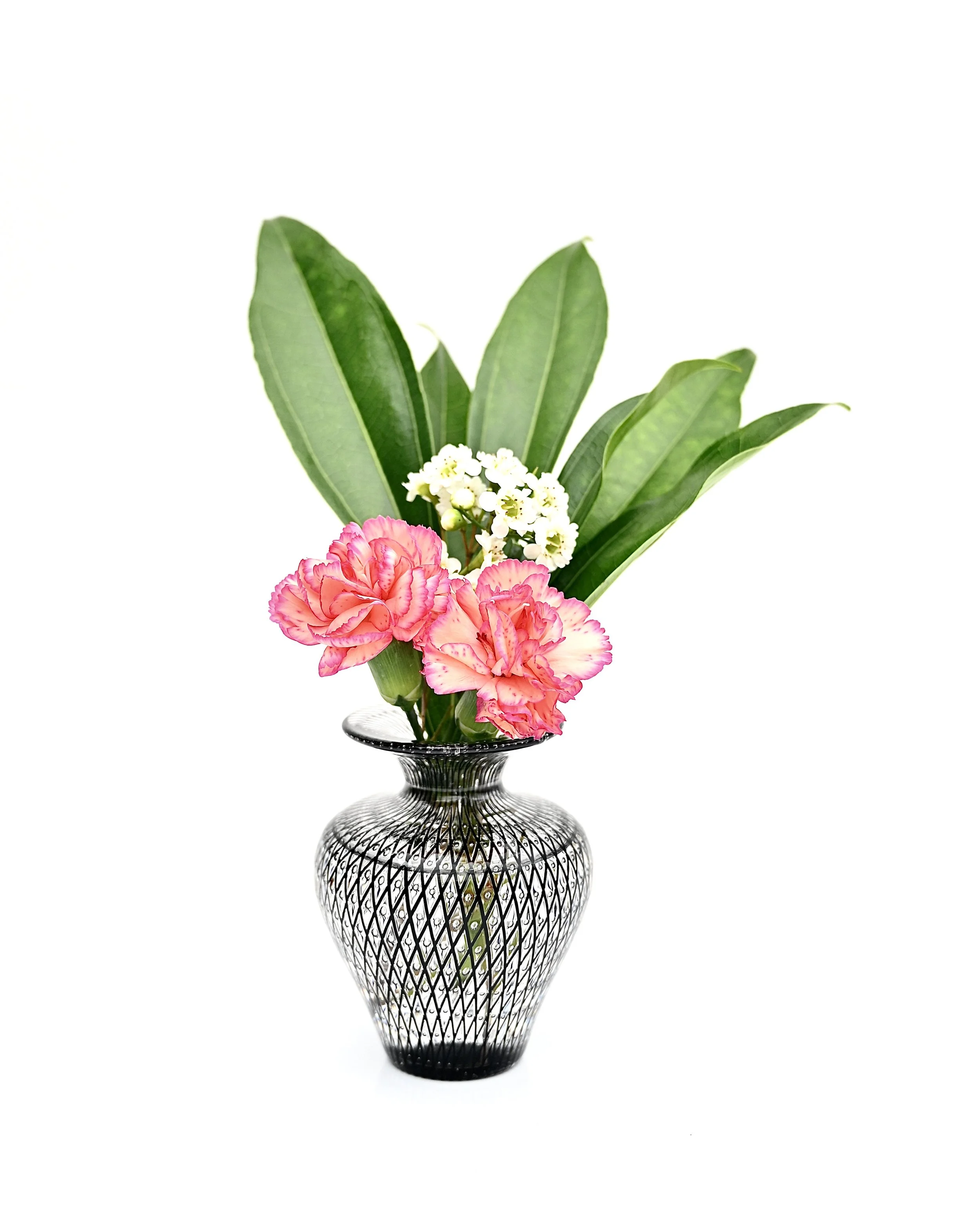 Miniature Reticello Bud Vase
