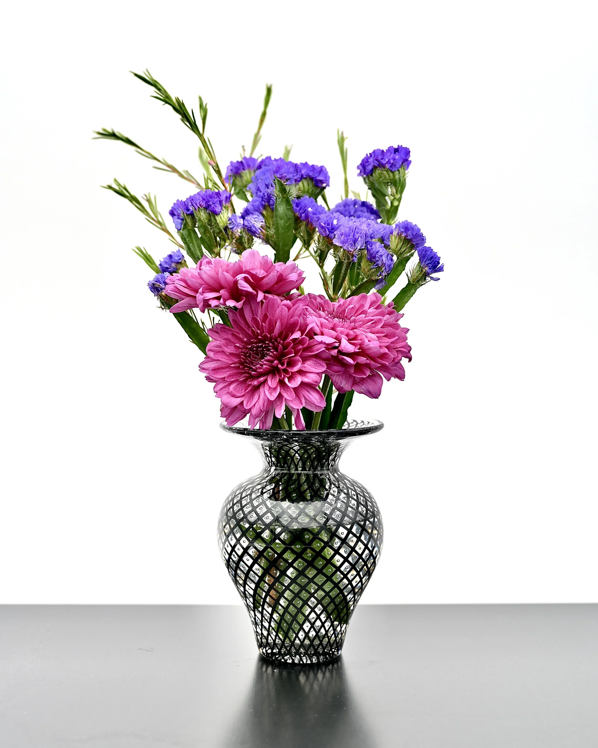 Reticello Bud Vase