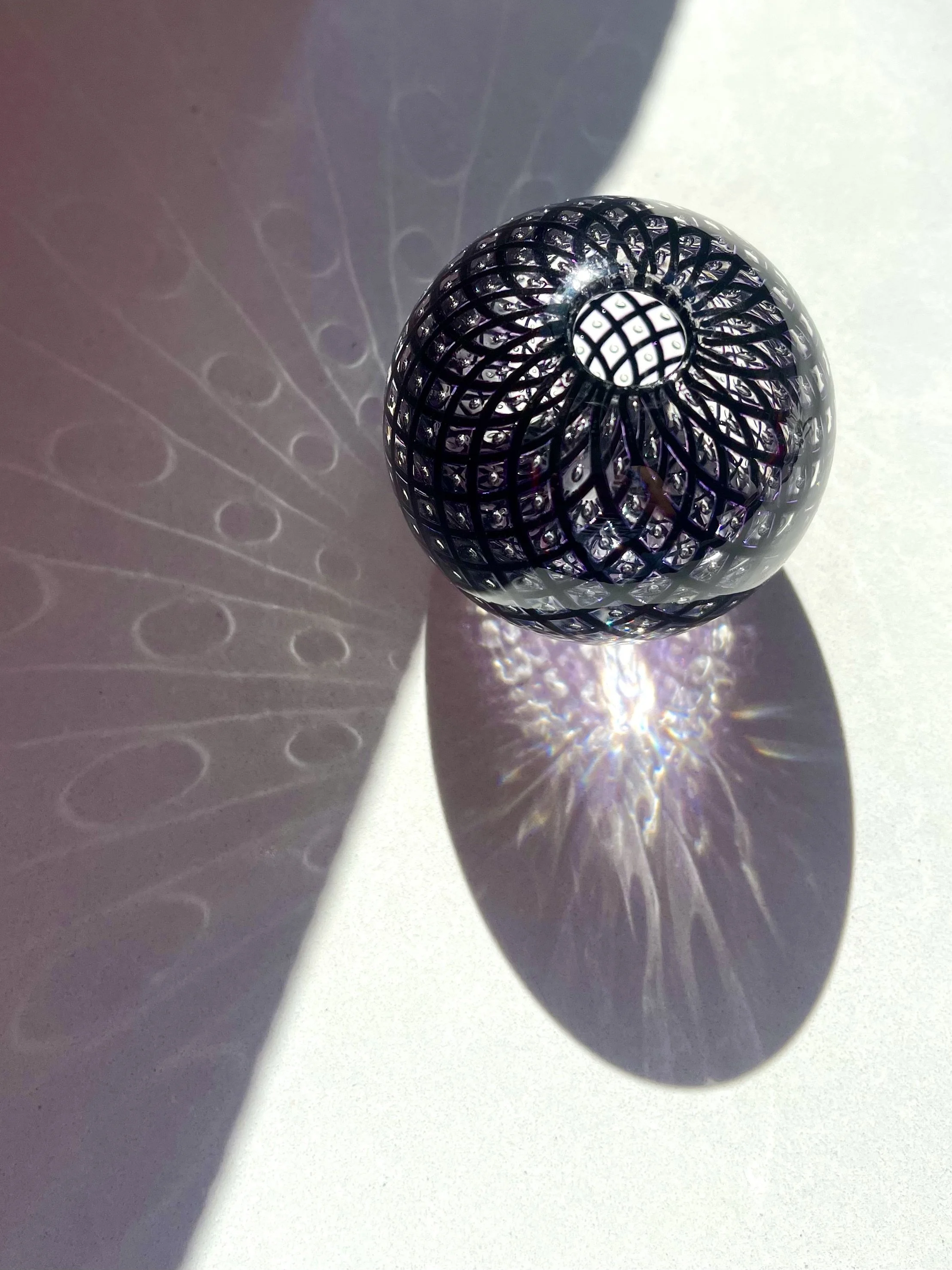 Miniature Reticello Bud Vase