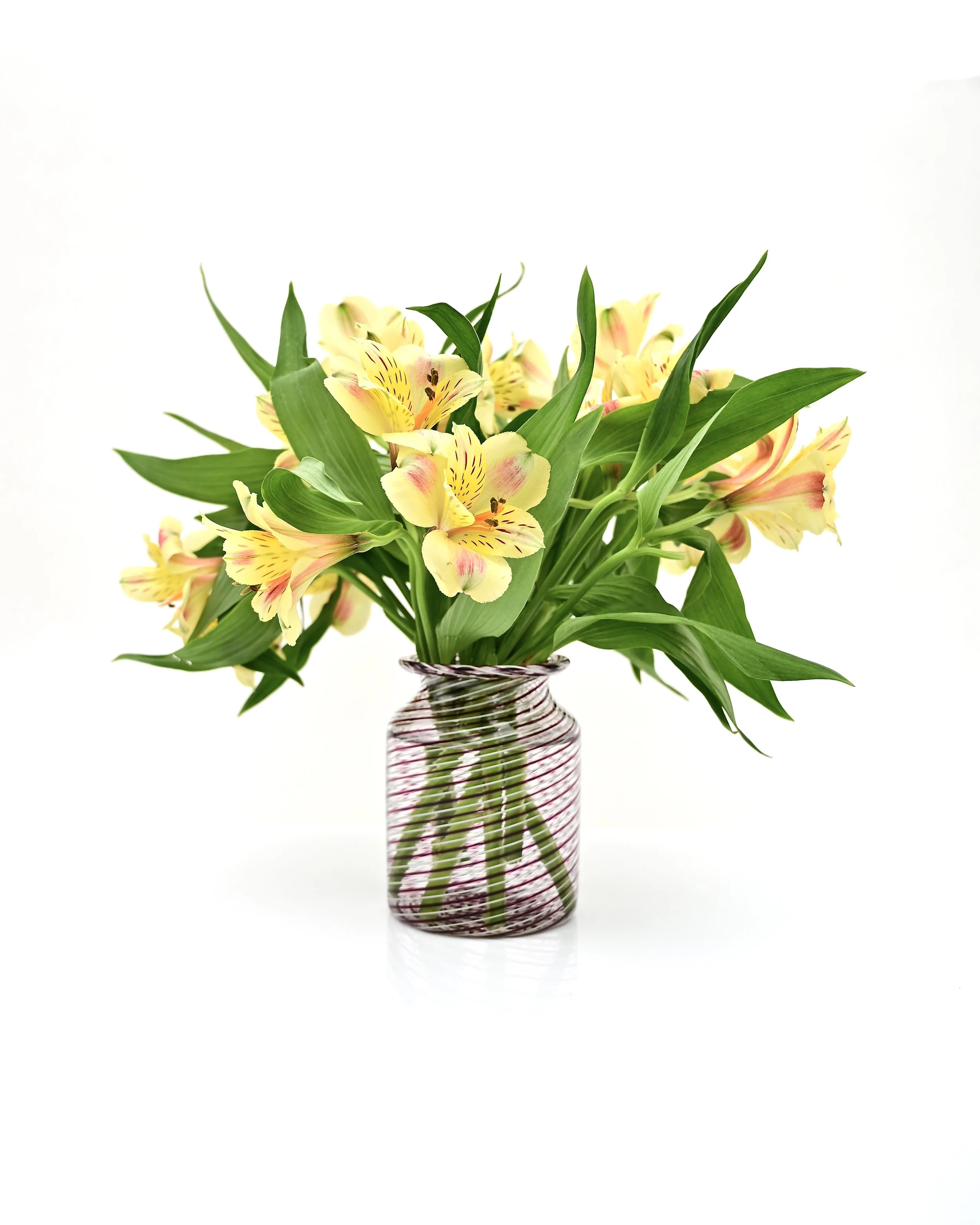 Striped Bud Vase