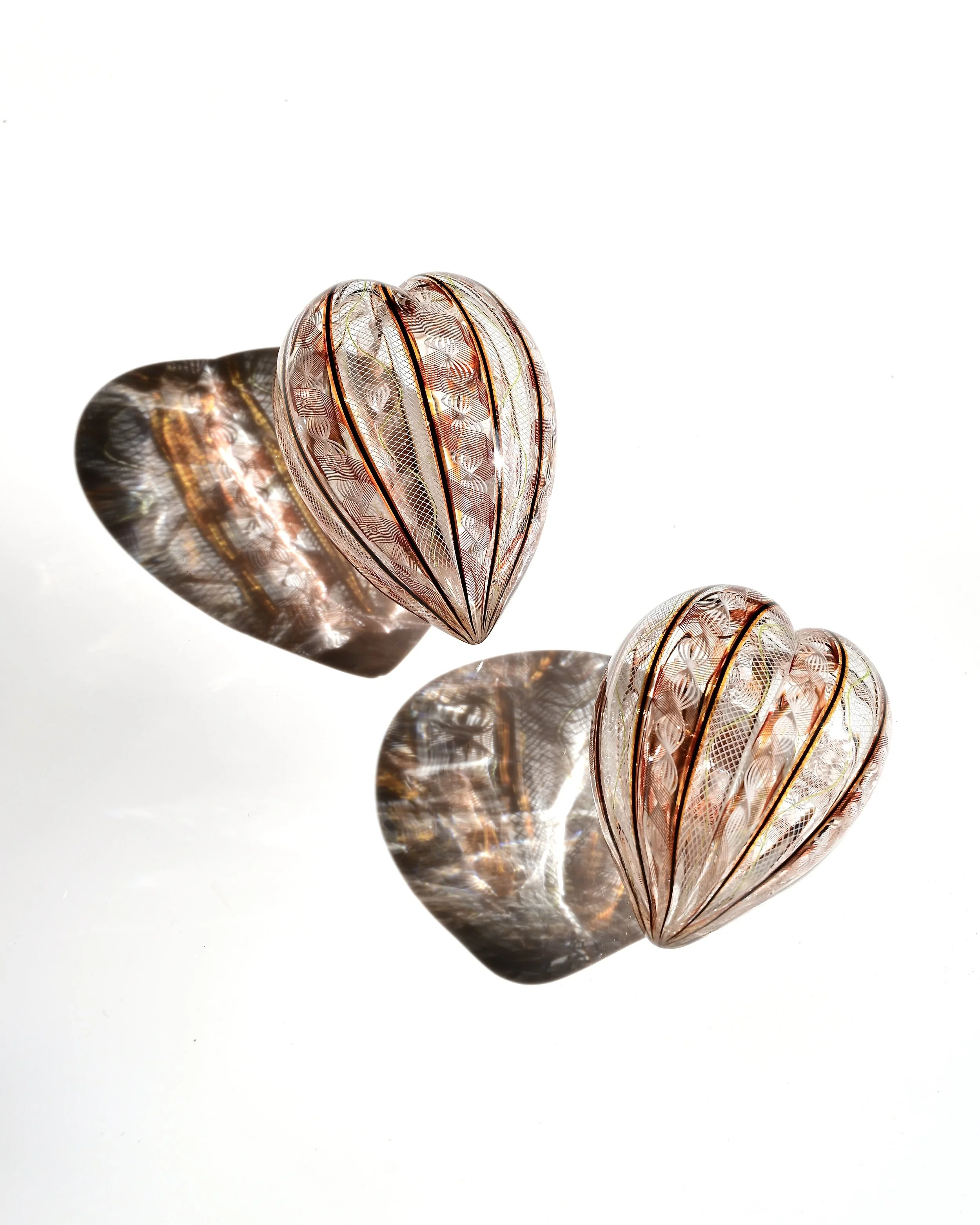 Amber Striped Heart(s)