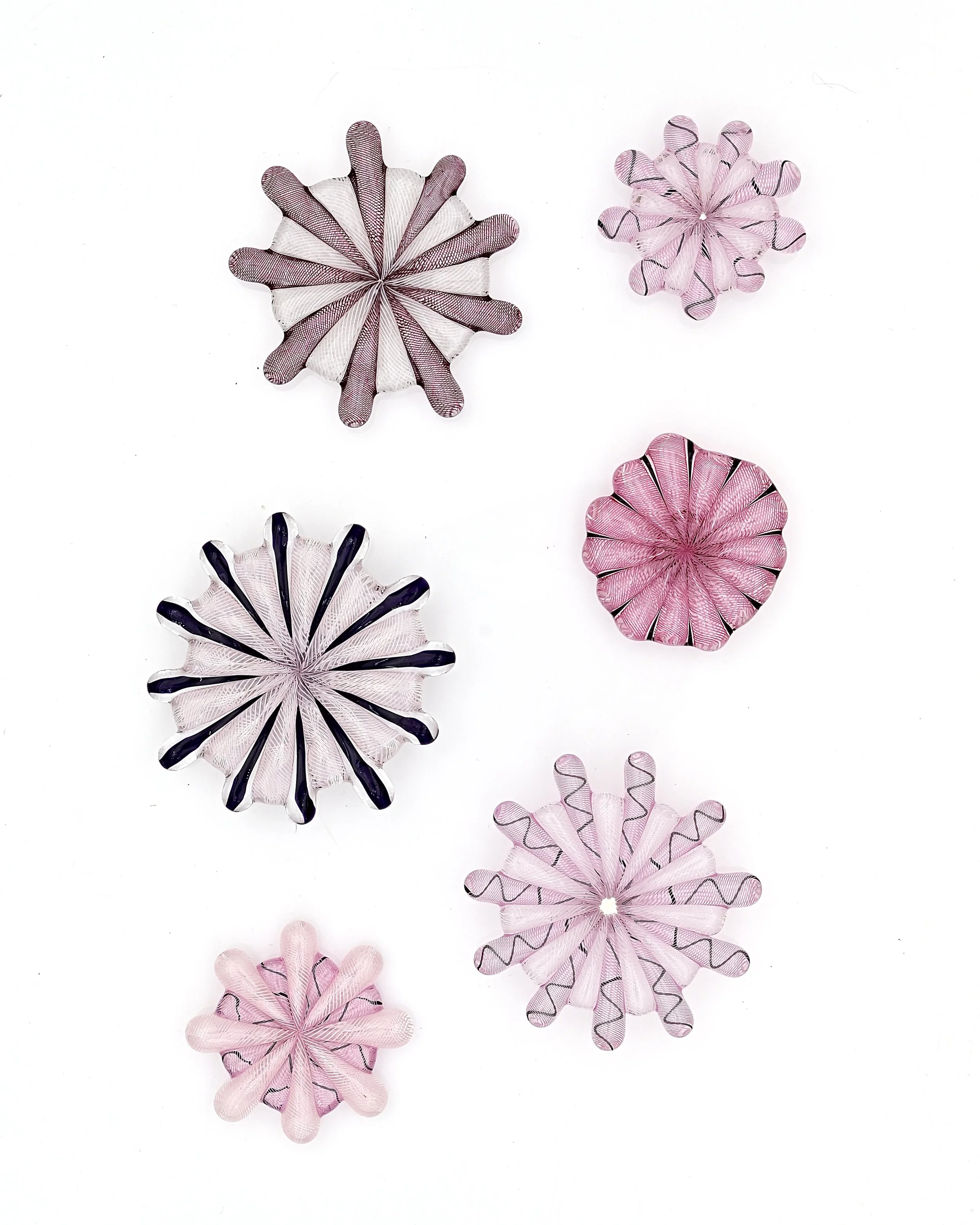 Assorted Pink Rosette Magnet(s)