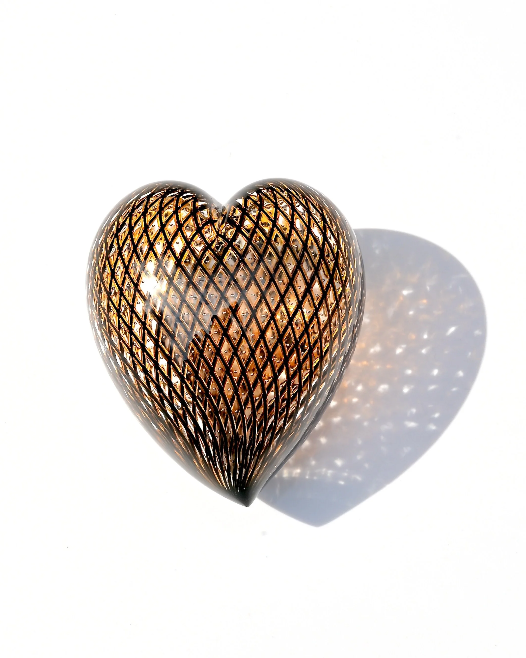 Amber Reticello Heart(s)