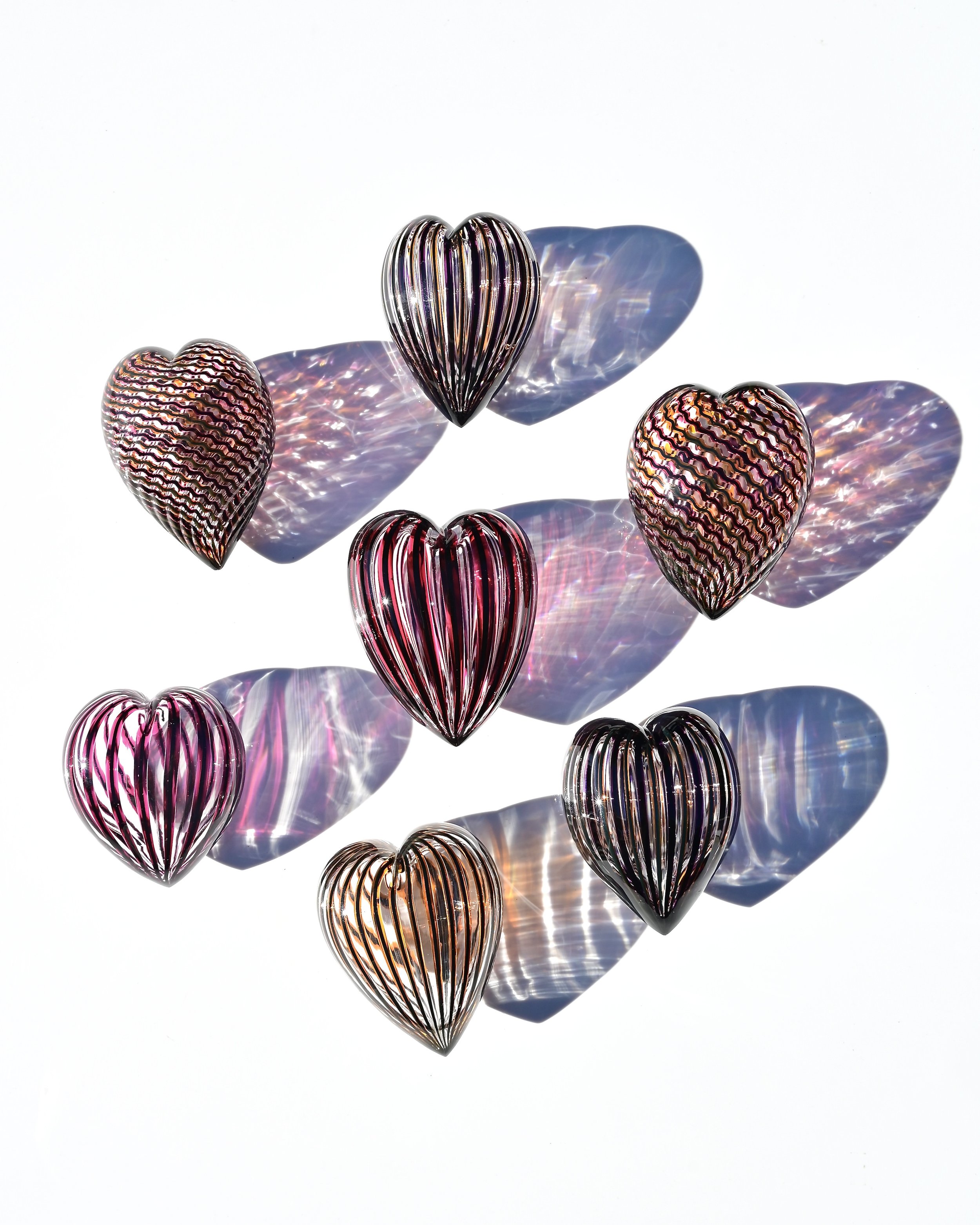 Amber + Pink Heart(s)