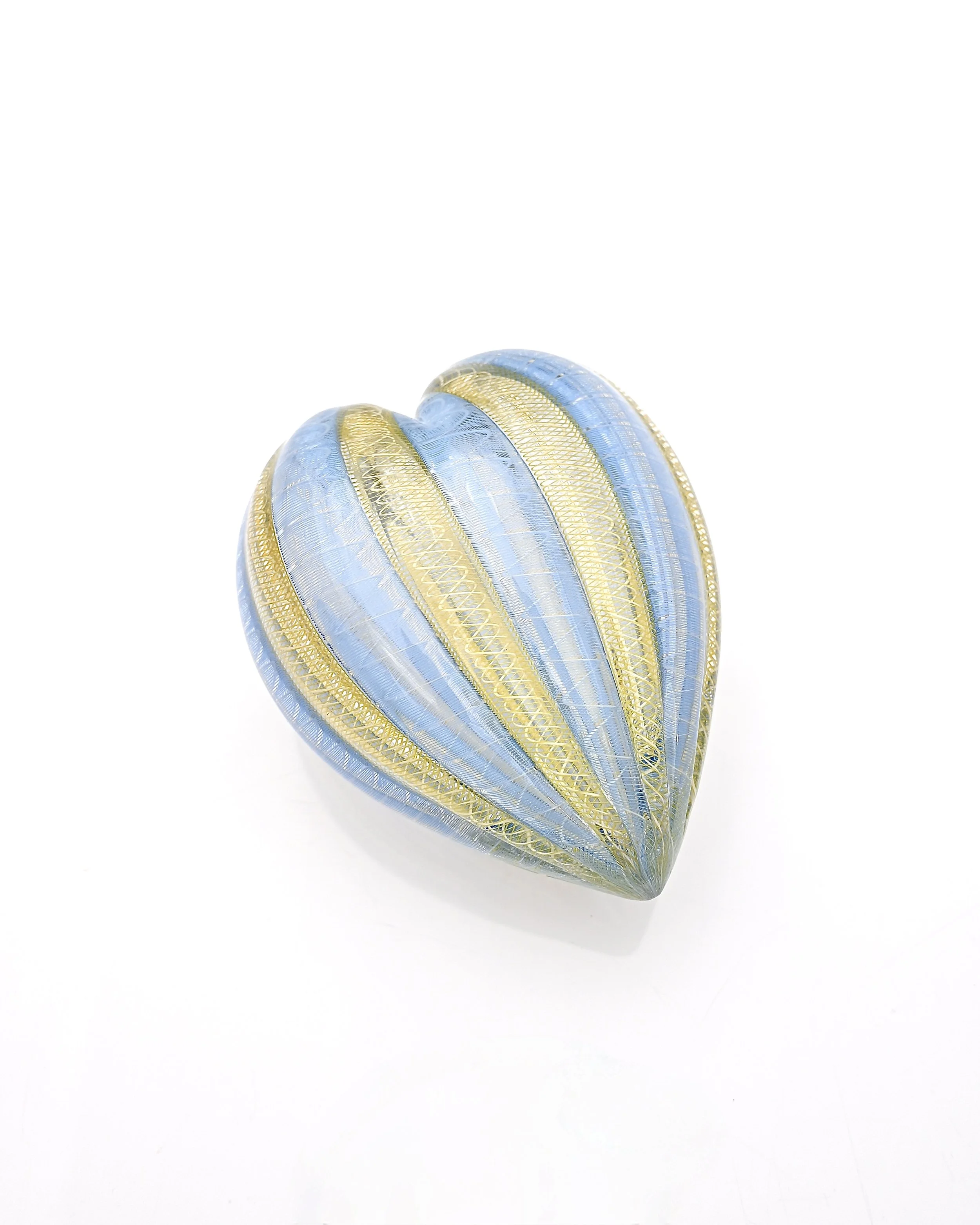 Blue + Yellow Fancy Heart