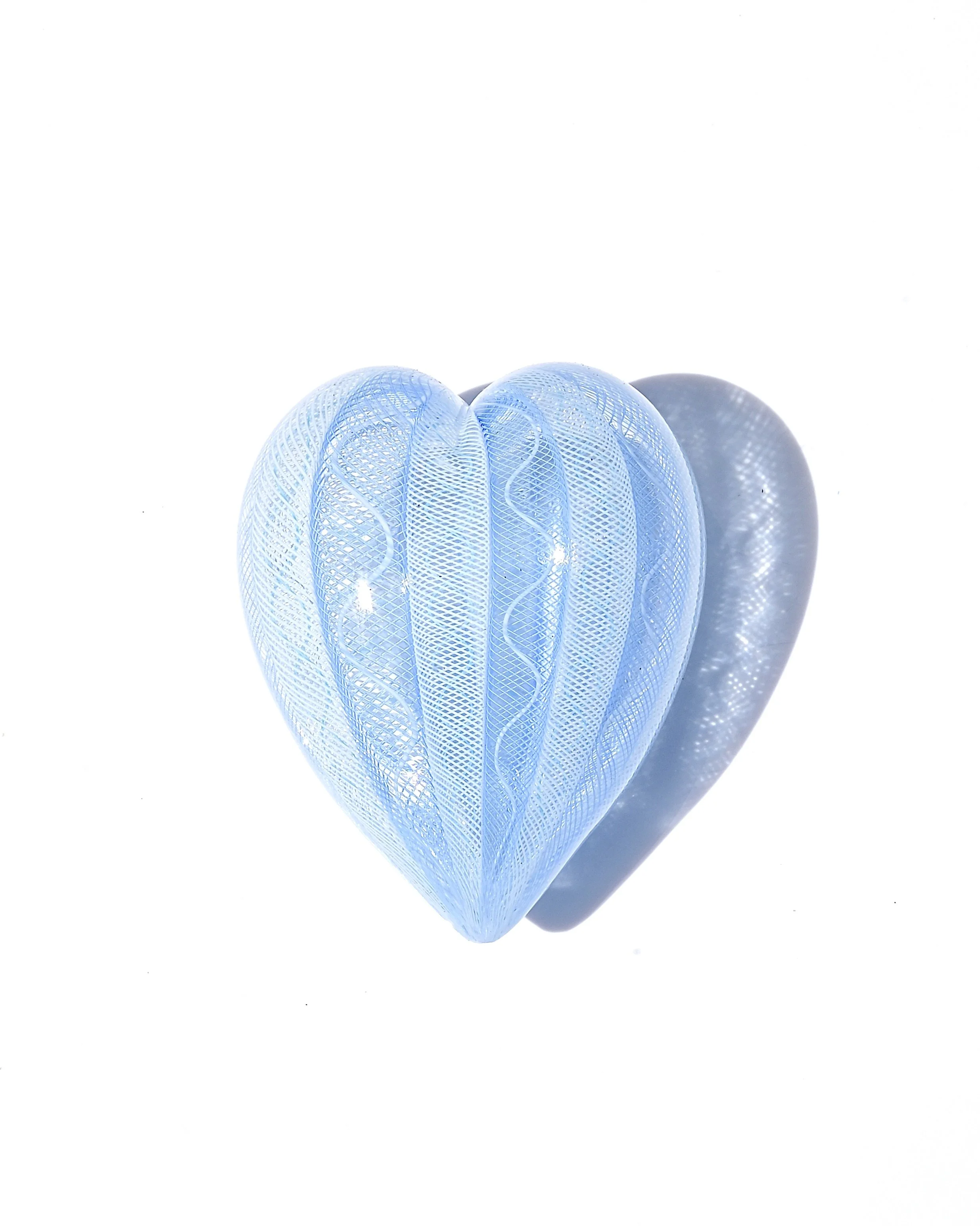 Blue Fancy Heart