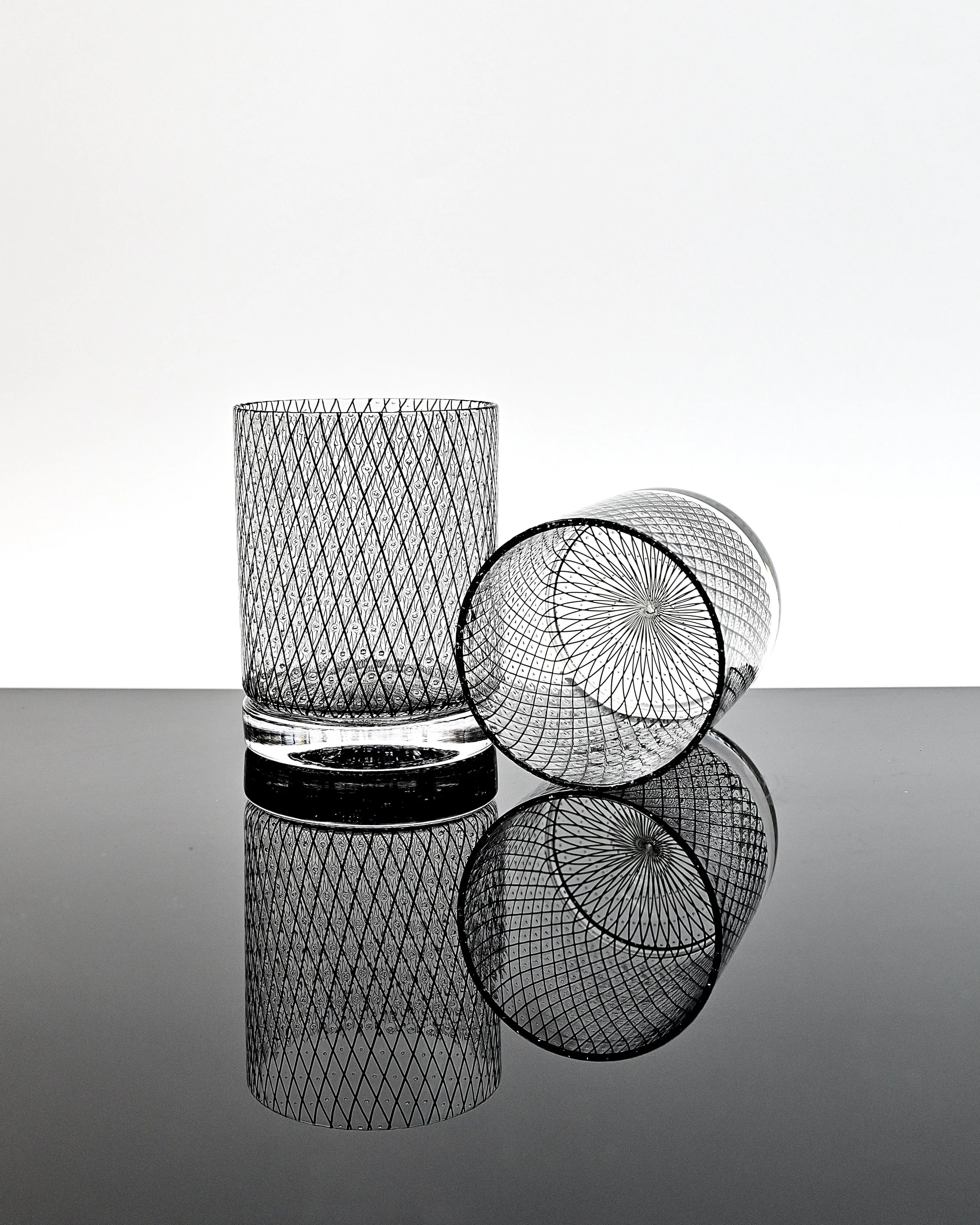 Reticello Tumbler Pair