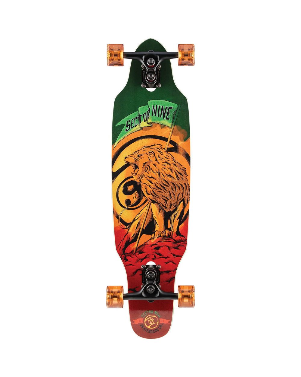 Sector 9 Rasta Mini Striker 33″ Complete Longboard