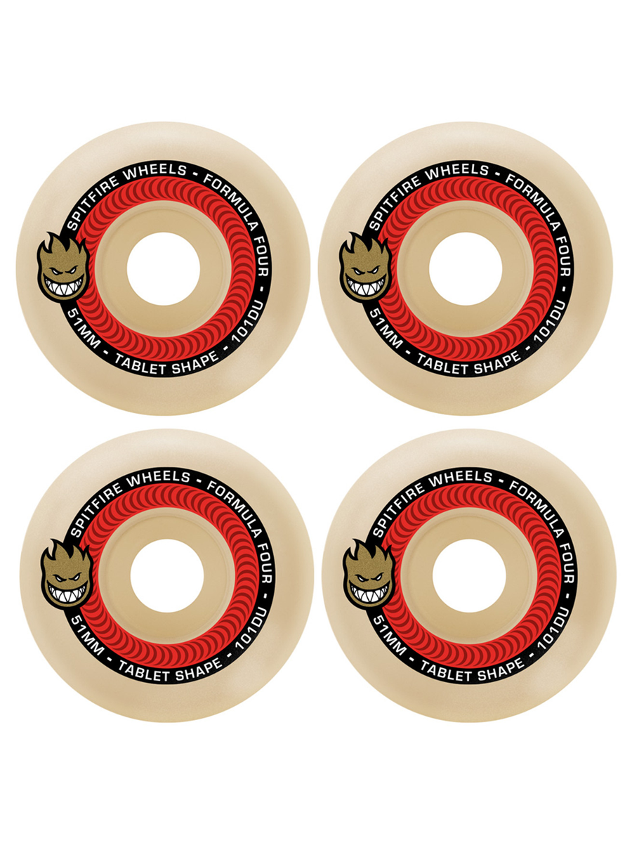 Spitfire Wheels F4 101A Tablets 53mm