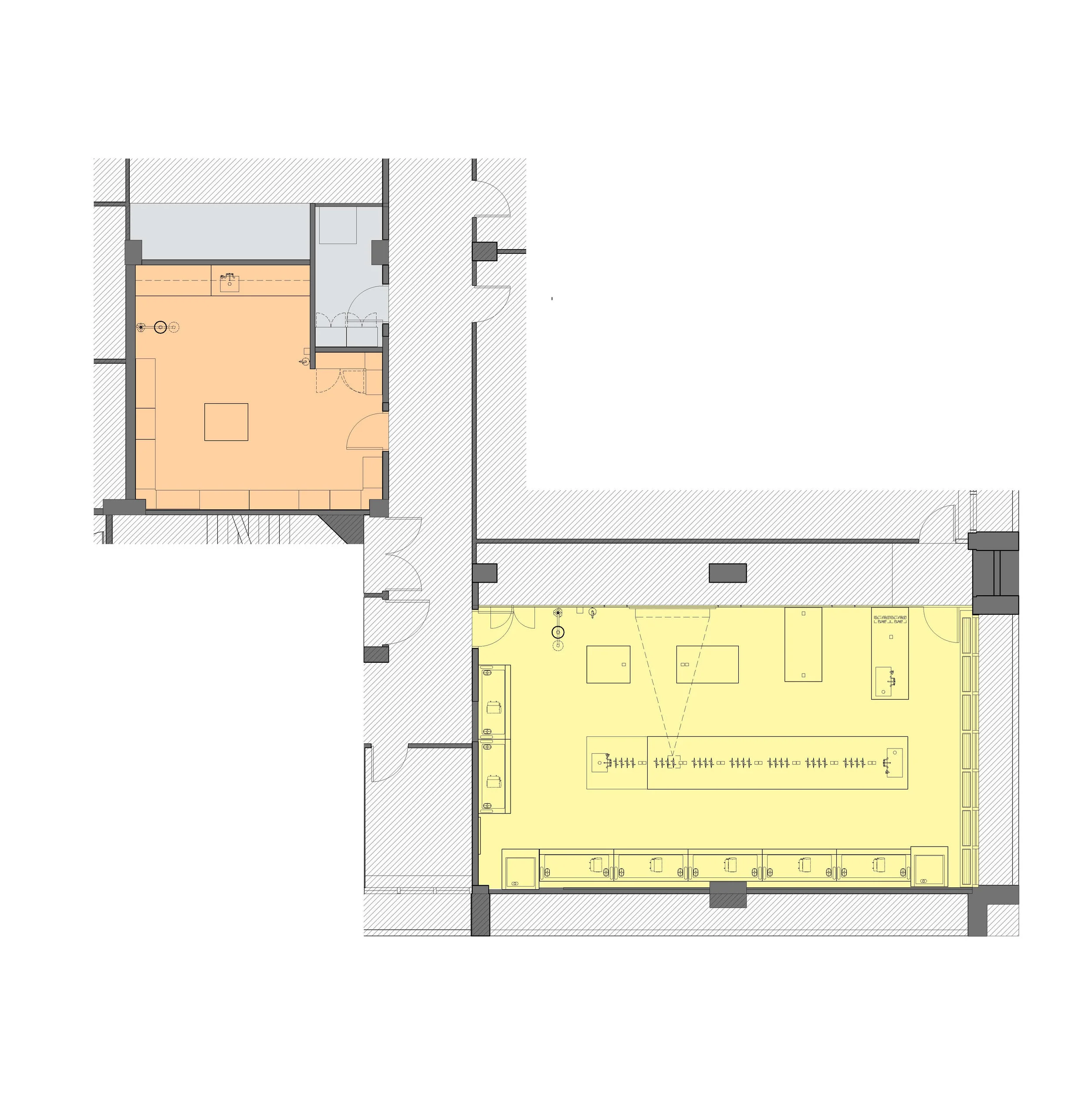  New York, NY  This project provides an upgrade to an existing Organic Chemistry laboratory, located on the 11th floor of Marshak Hall at City College. The chemistry lab provides bench space for approximately fourteen students, seven 6’ wide fume hoo