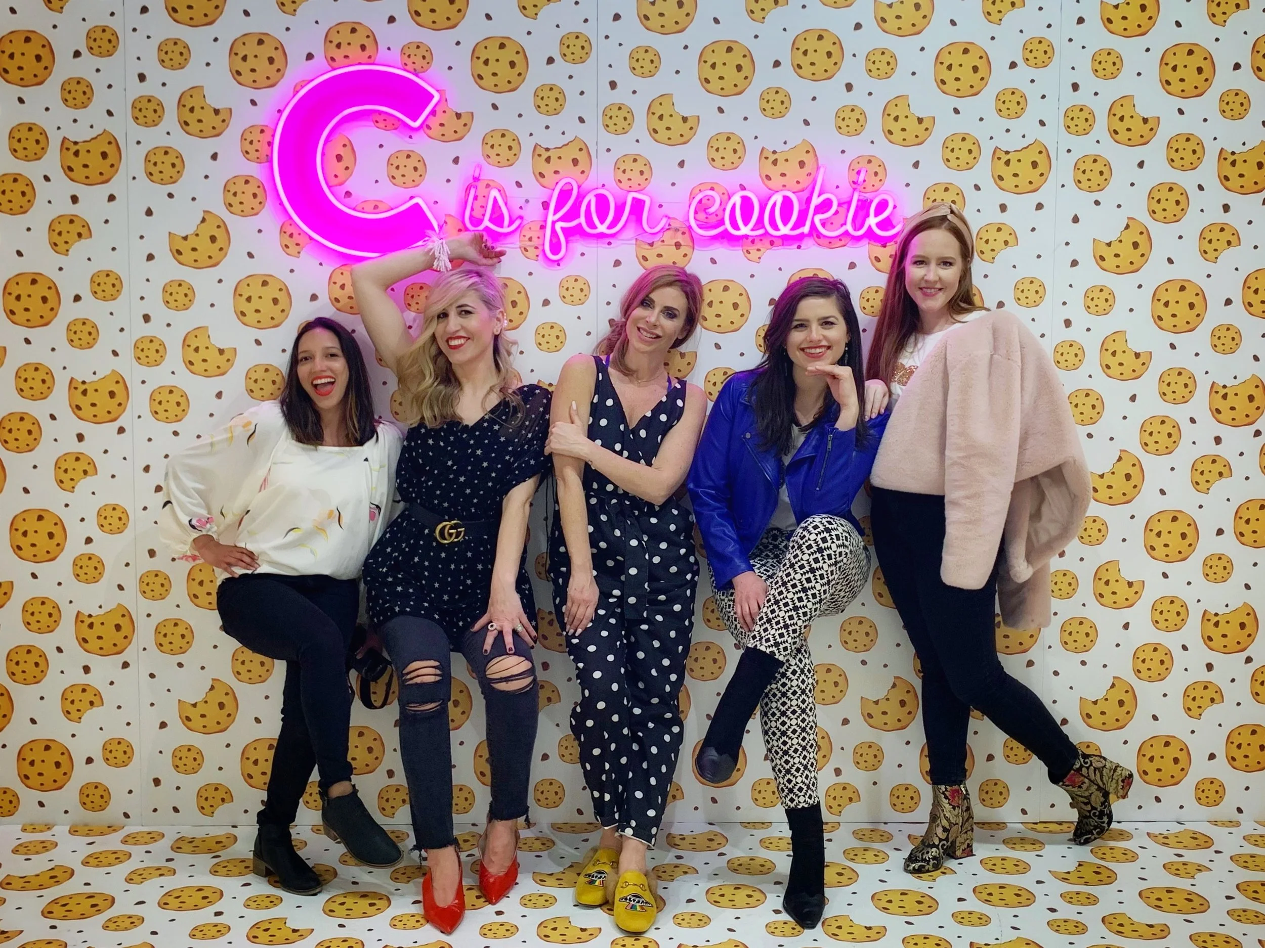 Special thanks to all of these girls for helping us take pictures and for all of the laughs! From left to right: Cassie @wanderlustletsgo, Julia @WT_Julia, Elise @sparkle_and_slippers, Adrienne, and Amy