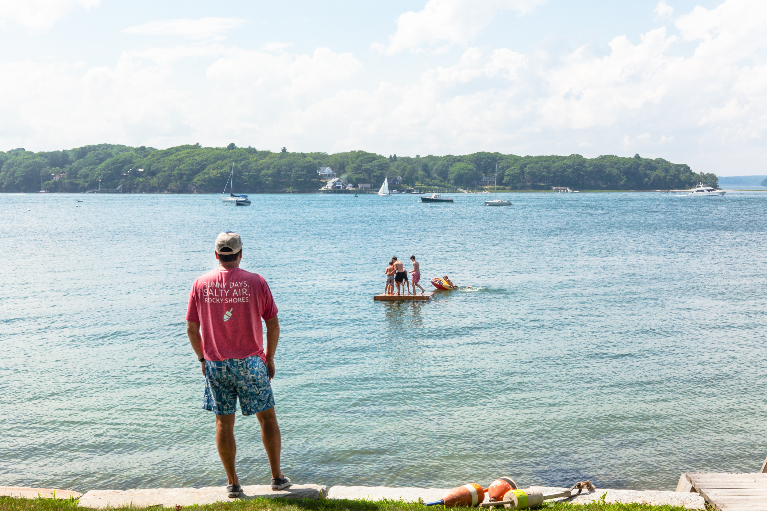 Maine summer. Maine gear. Maine apparel. Maine-made t-shirts.