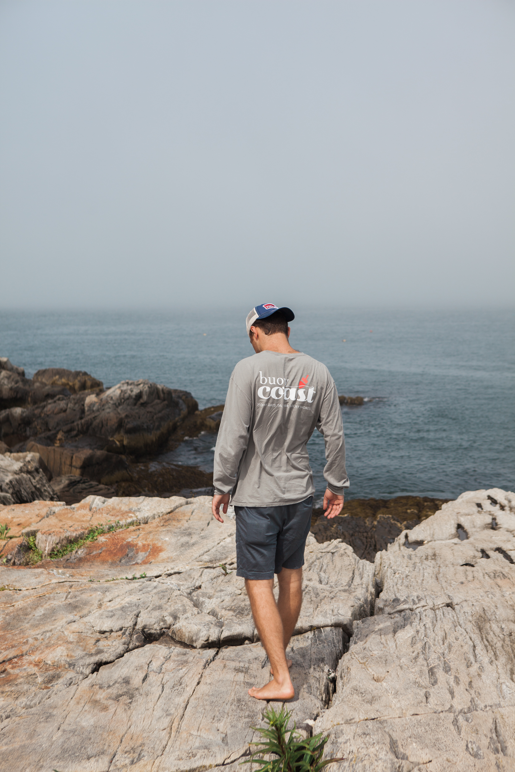 Long-sleeve t-shirt. Maine apparel. Maine lifestyle. Maine living. Maine made.