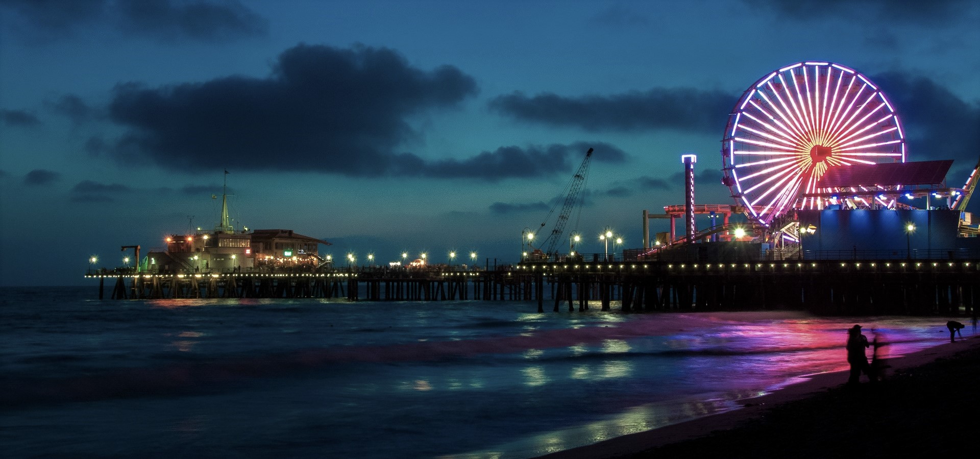Santa Monica Pier at night.jpeg