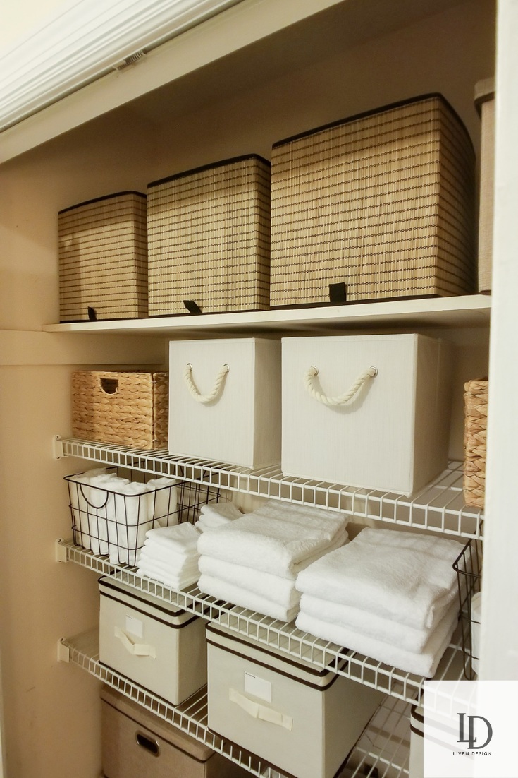 How to Organize a Linen Closet — LIVEN DESIGN