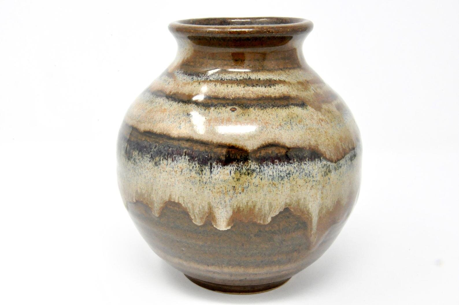 Glazed Brown Vase